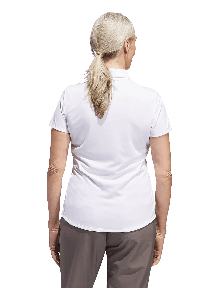 adidas Golf - W PERF SLD SS P - oberteile & t-shirts - white - 5