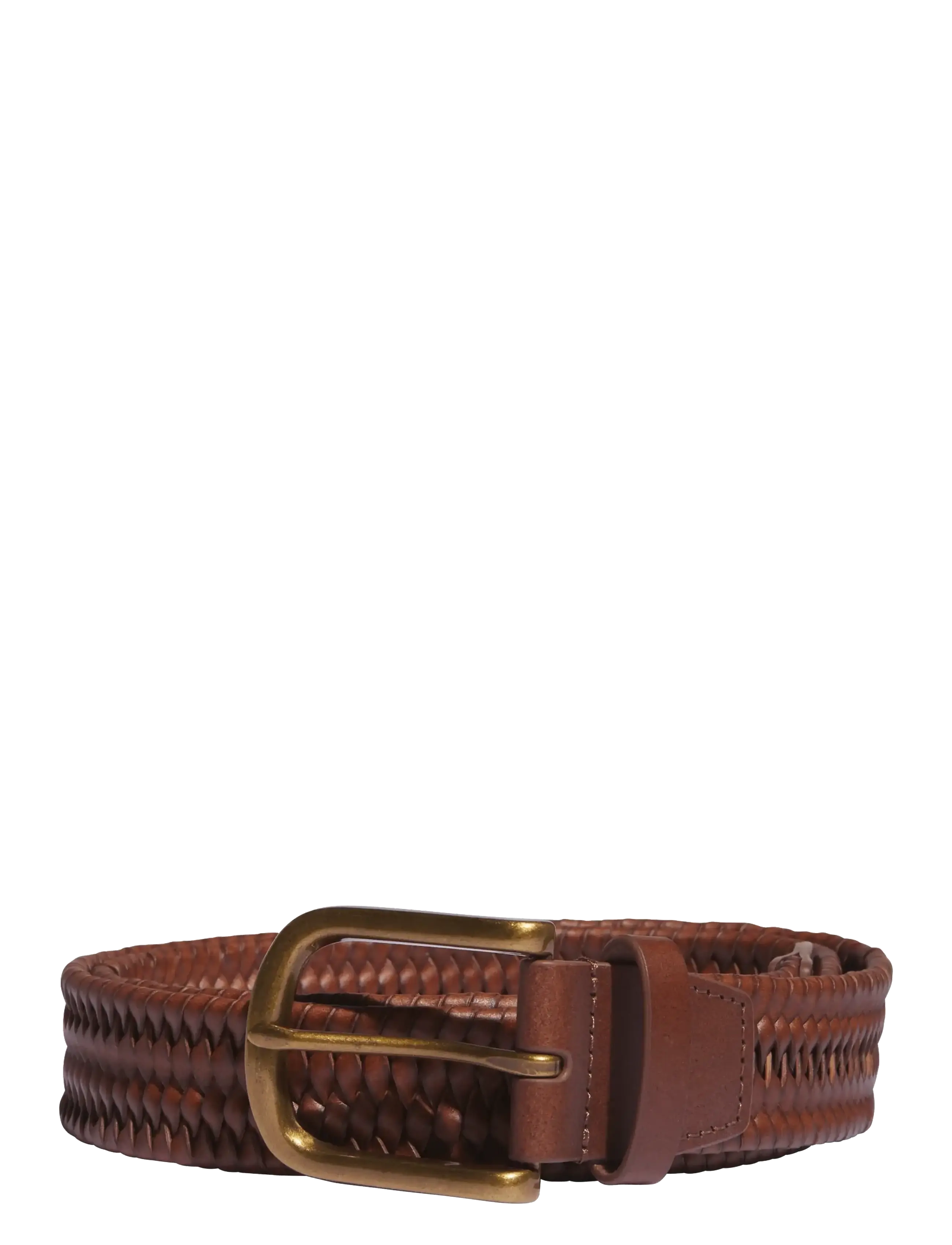 adidas Golf WOVEN LTHR BELT - Vyöt - COGNAC / brown