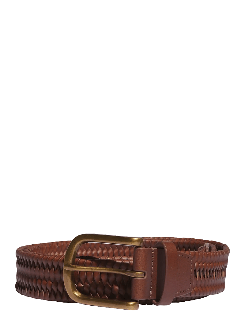 adidas Golf - WOVEN LTHR BELT - geflochten gürtel - cognac - 0