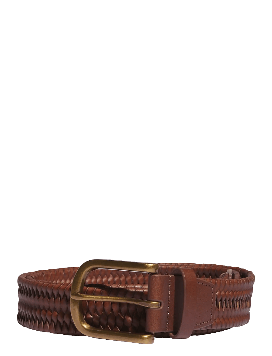 adidas Golf - WOVEN LTHR BELT - pinti diržai - cognac - 0