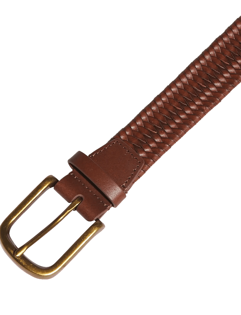 adidas Golf - WOVEN LTHR BELT - geflochten gürtel - cognac - 1