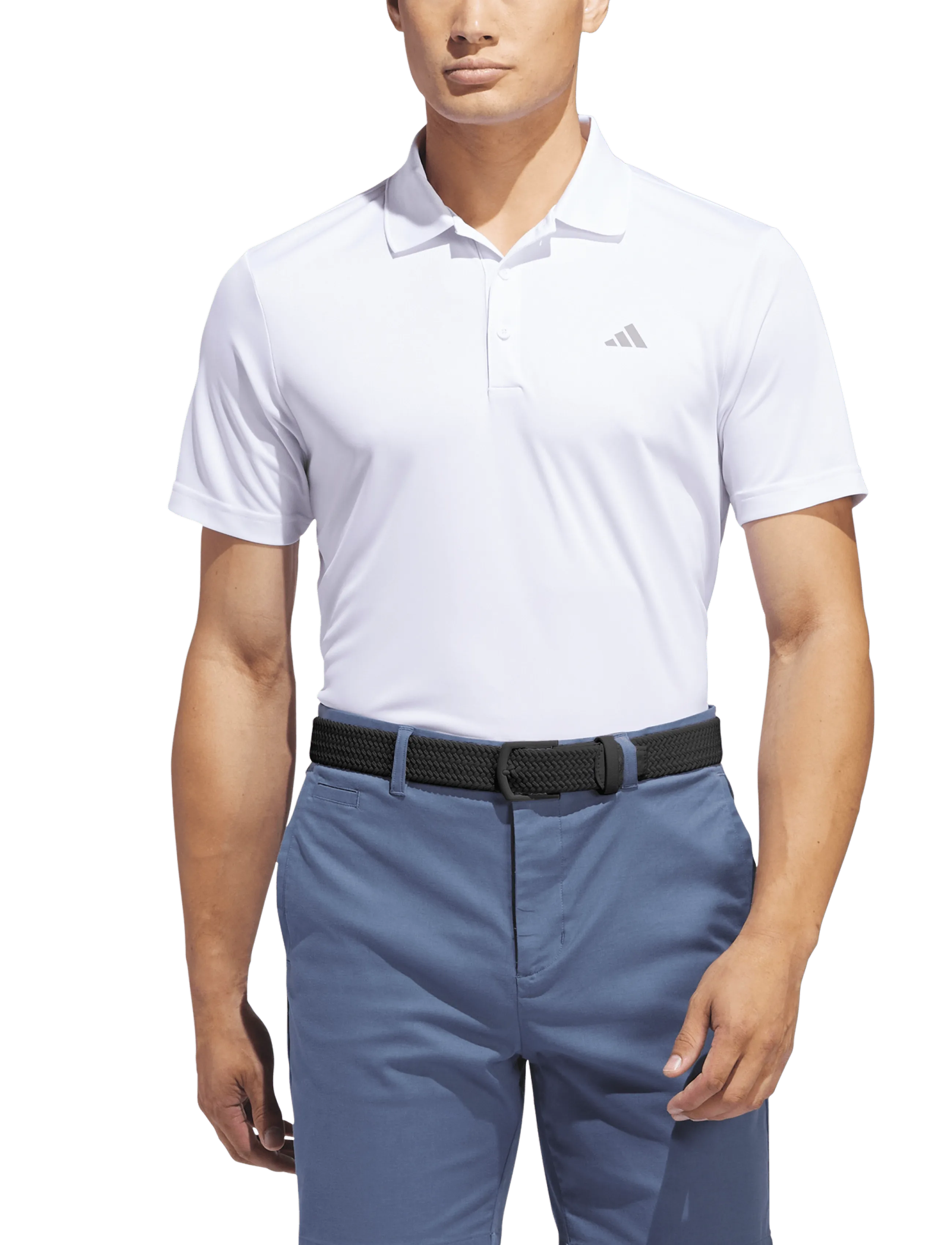 adidas Golf Adi Prf Lc Polo, L, Polos, Weiß - Short-sleeved, Männerswear