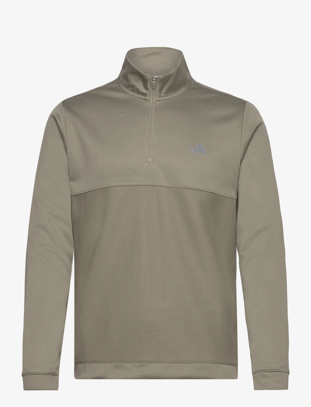 adidas Golf - TEXTURED Q ZIP - långärmade tröjor - silpeb - 0