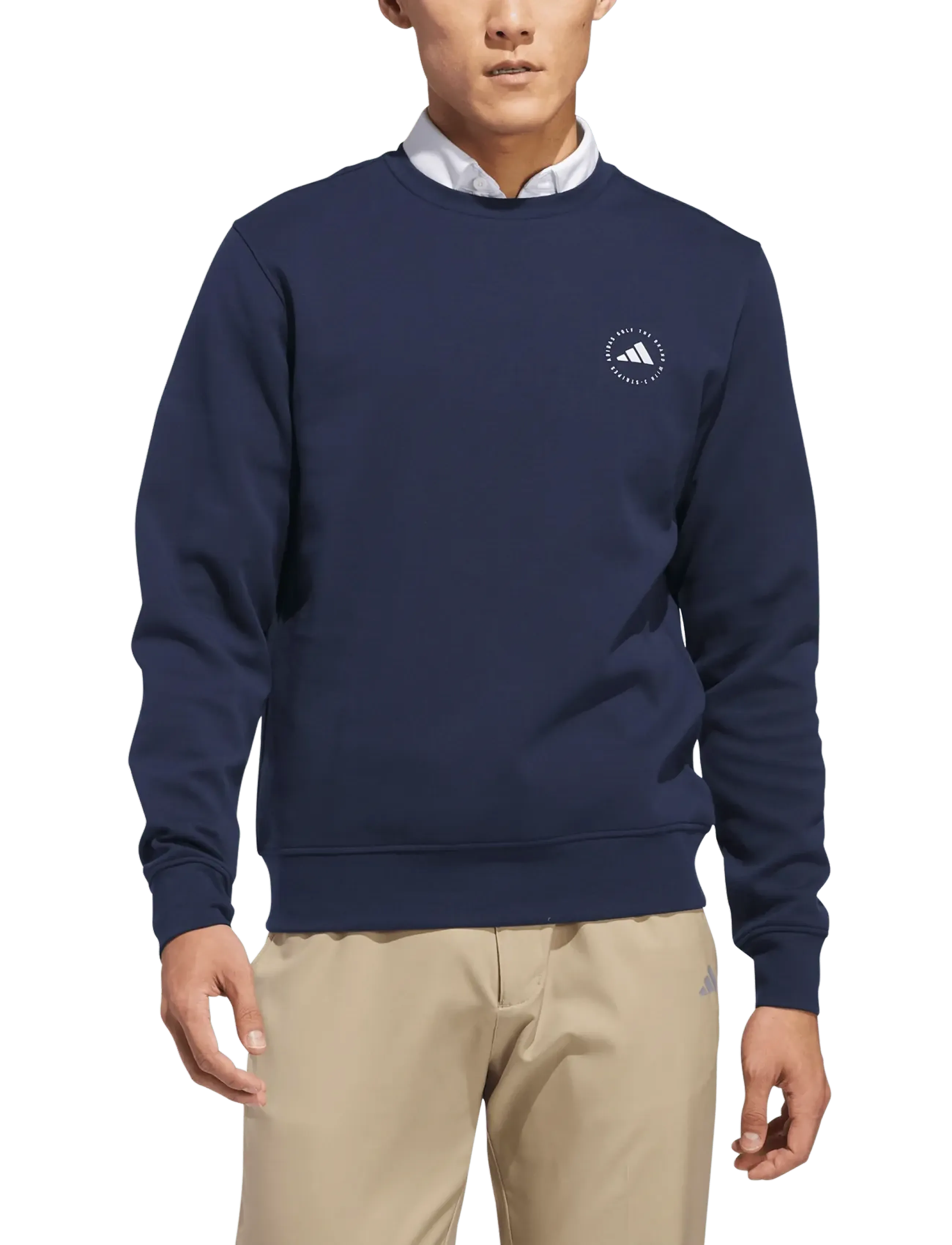 adidas Golf Core Crew, L, Navy, Sweatshirts & Hættetrøjer > Sweatshirts, Herre