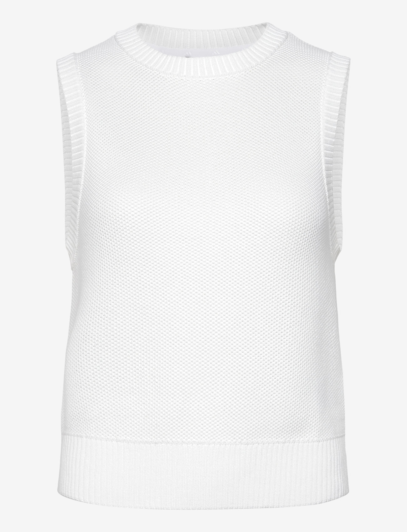 adidas Golf - W ULTT KNT VST - tank tops - white - 0