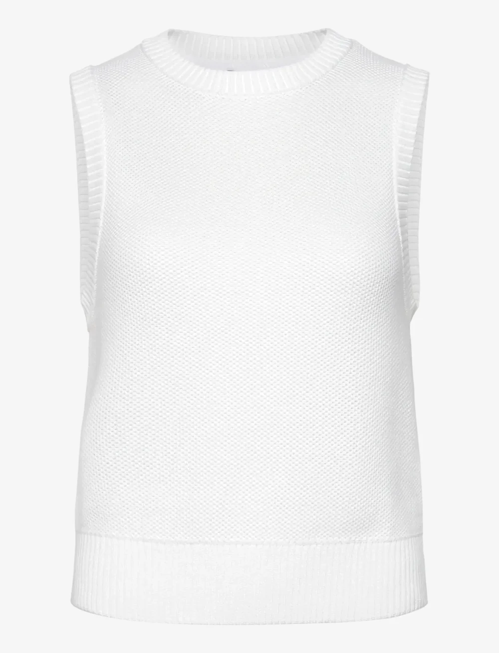 adidas Golf - W ULTT KNT VST - toppar & t-shirts - white - 0