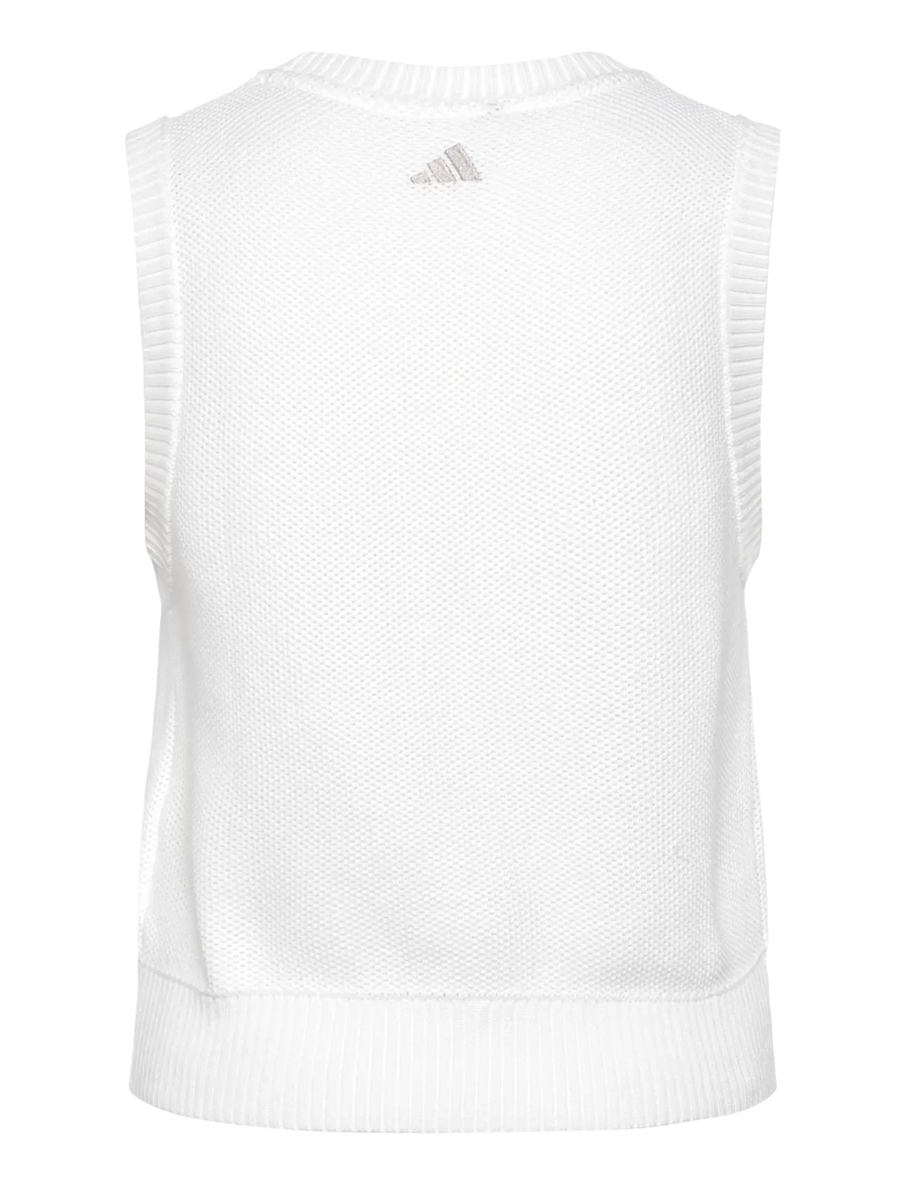 adidas Golf - W ULTT KNT VST - toppar & t-shirts - white - 1