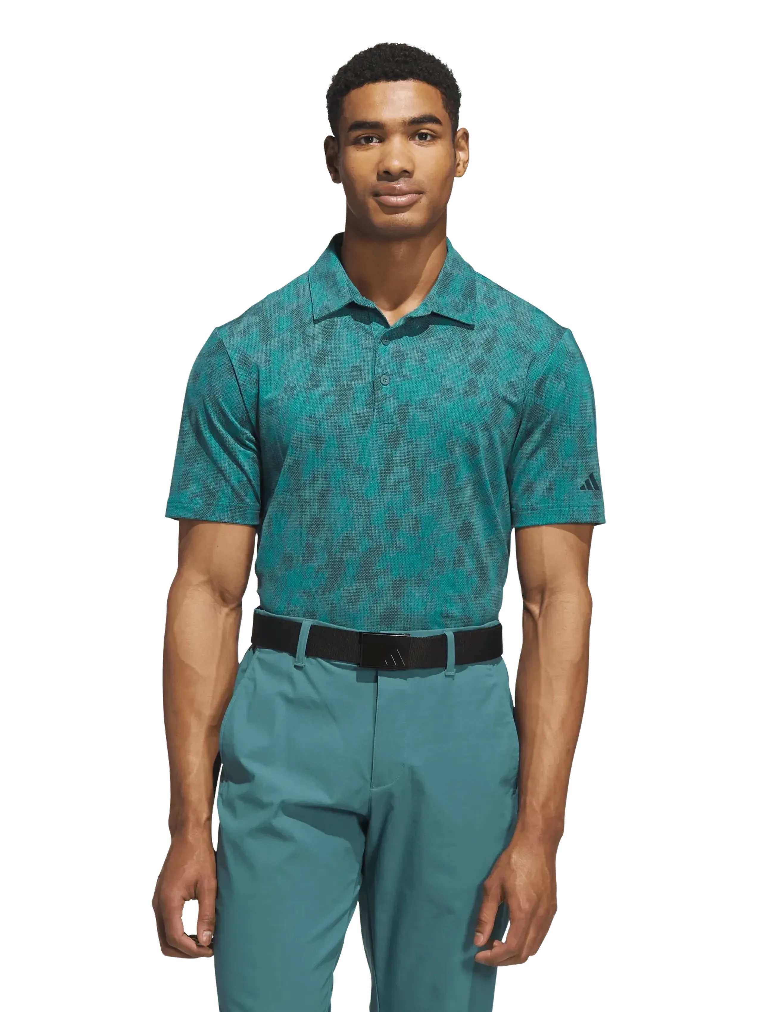 adidas Golf - ULT TXT PRT - oberteile & t-shirts - purtea/aurivy - 3
