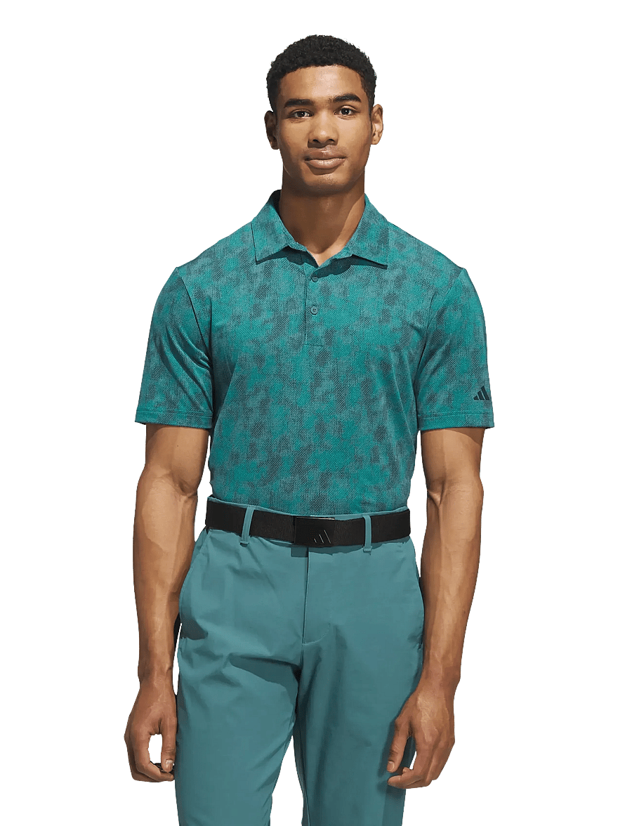 adidas Golf - ULT TXT PRT - oberteile & t-shirts - purtea/aurivy - 3