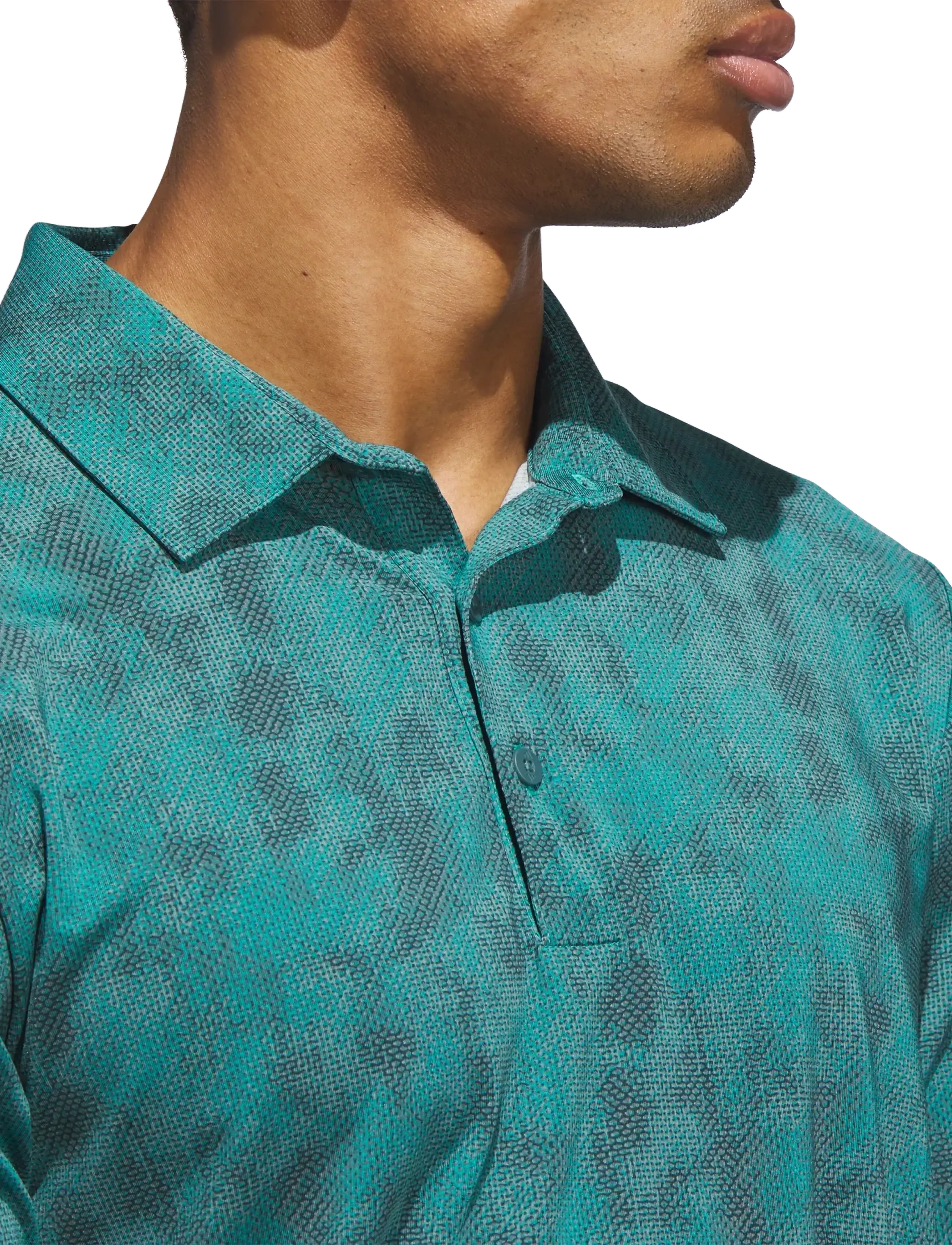 adidas Golf - ULT TXT PRT - oberteile & t-shirts - purtea/aurivy - 4