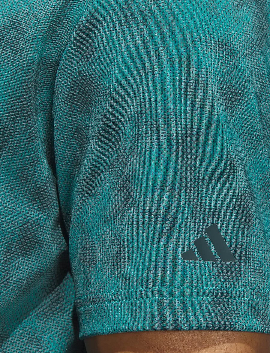 adidas Golf - ULT TXT PRT - oberteile & t-shirts - purtea/aurivy - 5