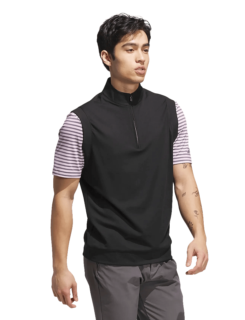 adidas Golf - ULT CLS QZ VST - vestid - black - 0