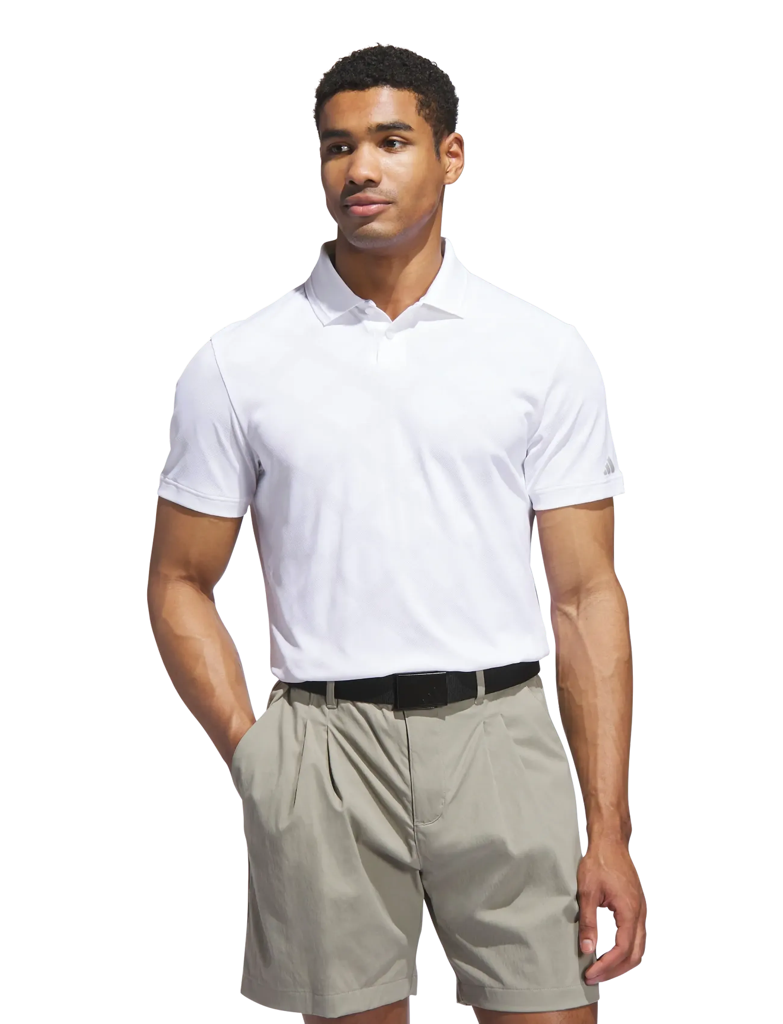 adidas Golf - TOUR NYLON POLO - oberteile & t-shirts - white - 1