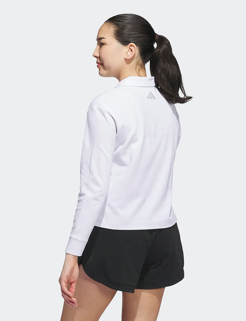 adidas Golf - W BTC LS P - toppar & t-shirts - white - 3