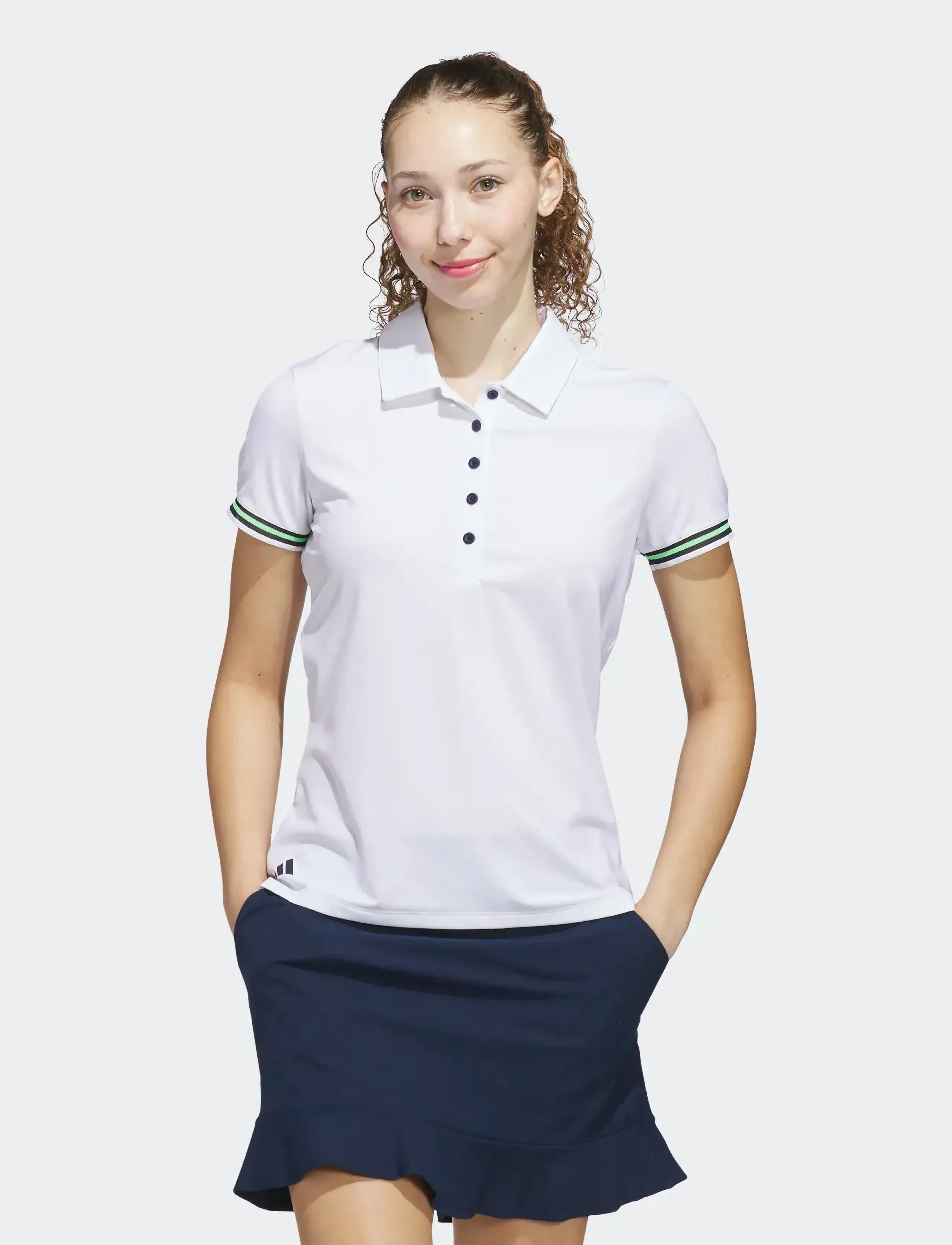 adidas Golf W Ultc Clsc Ss, S, Sports Oberteile & T-shirts, Weiß - Sport Polos, Frauen