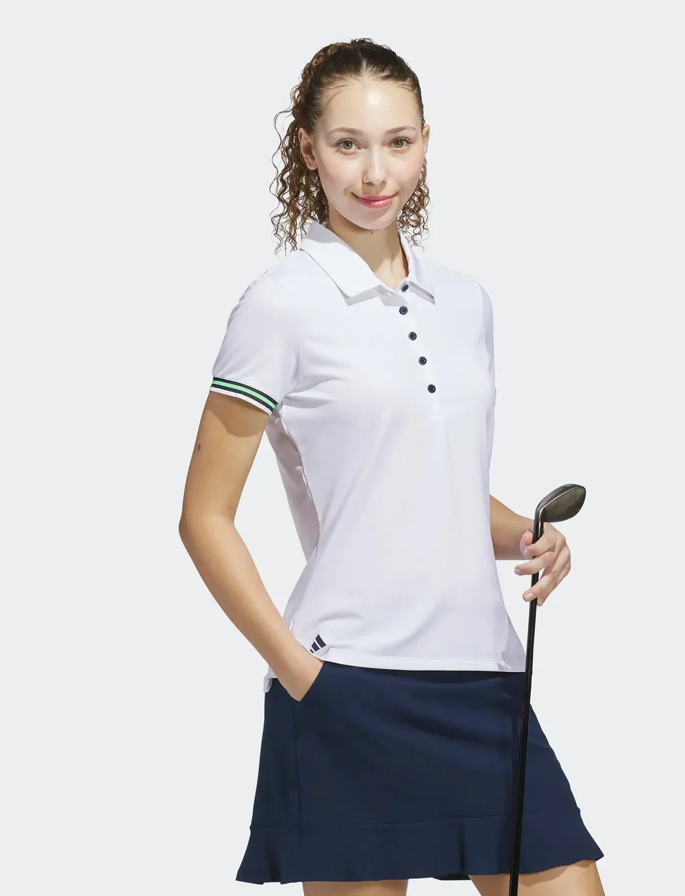 adidas Golf - W ULTC CLSC SS - tops & t-shirts - white - 3