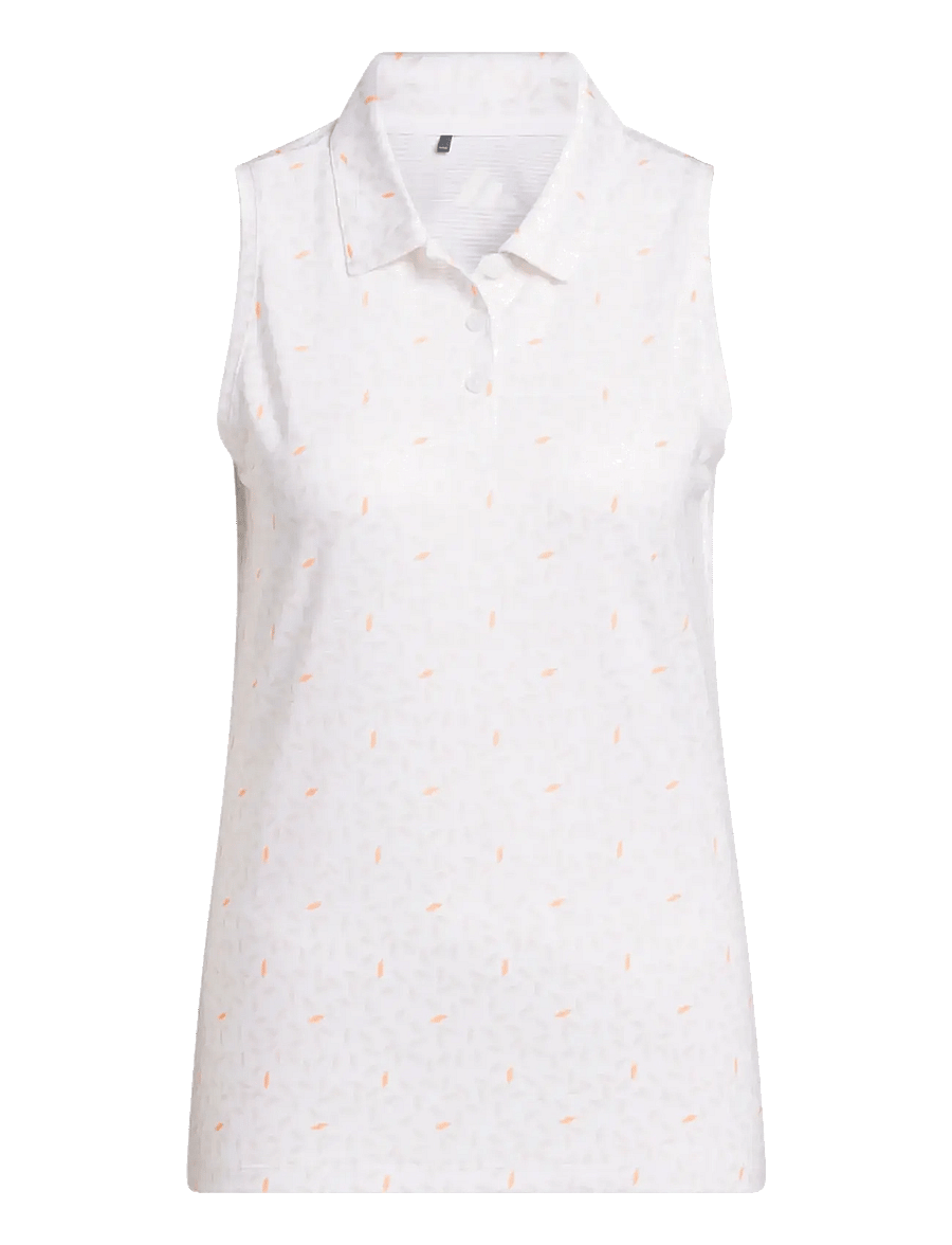 adidas Golf - W ULT AOP SL P - toppe & t-shirts - white - 1