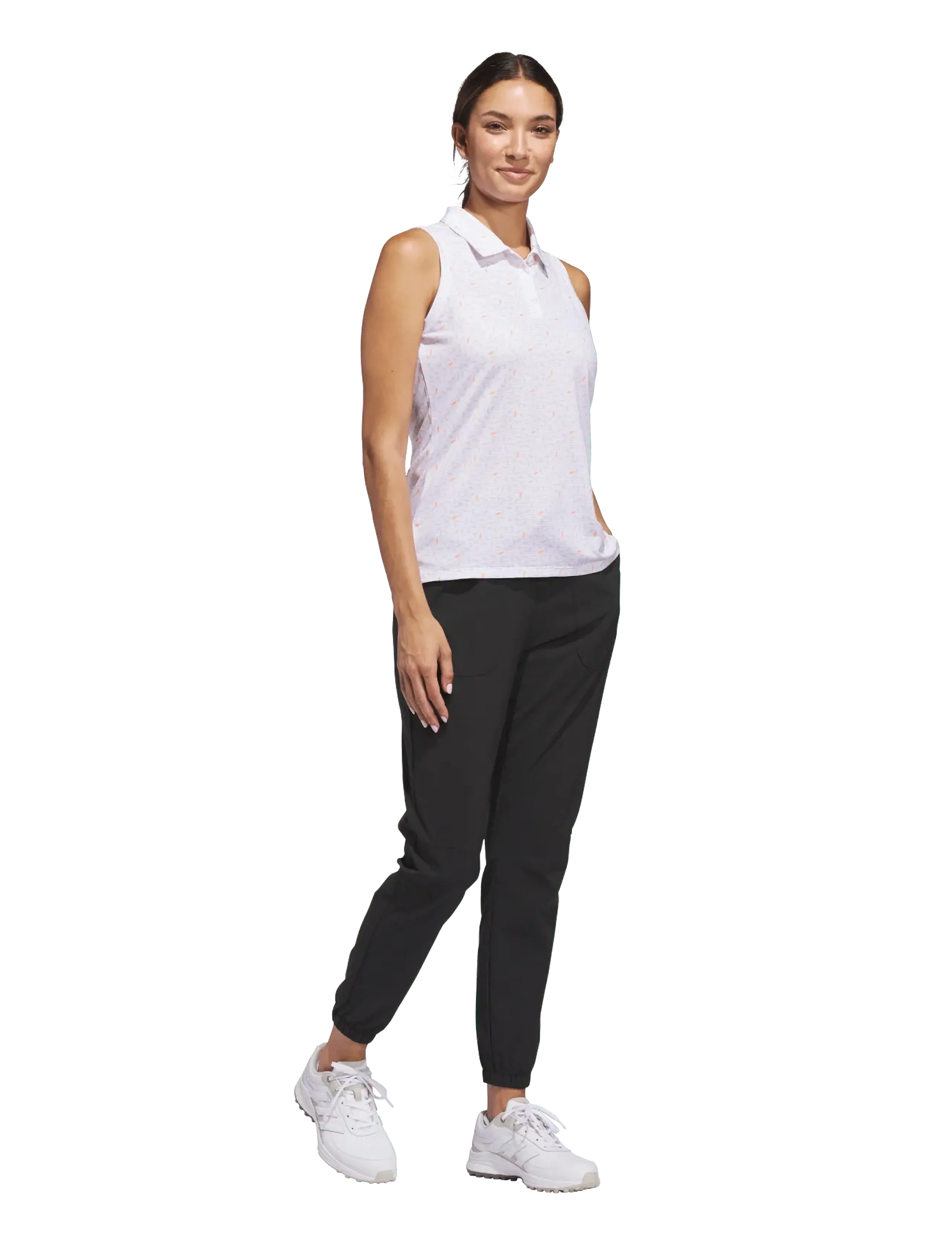adidas Golf W Ult Aop Sl P, S, Weiß, Frauen