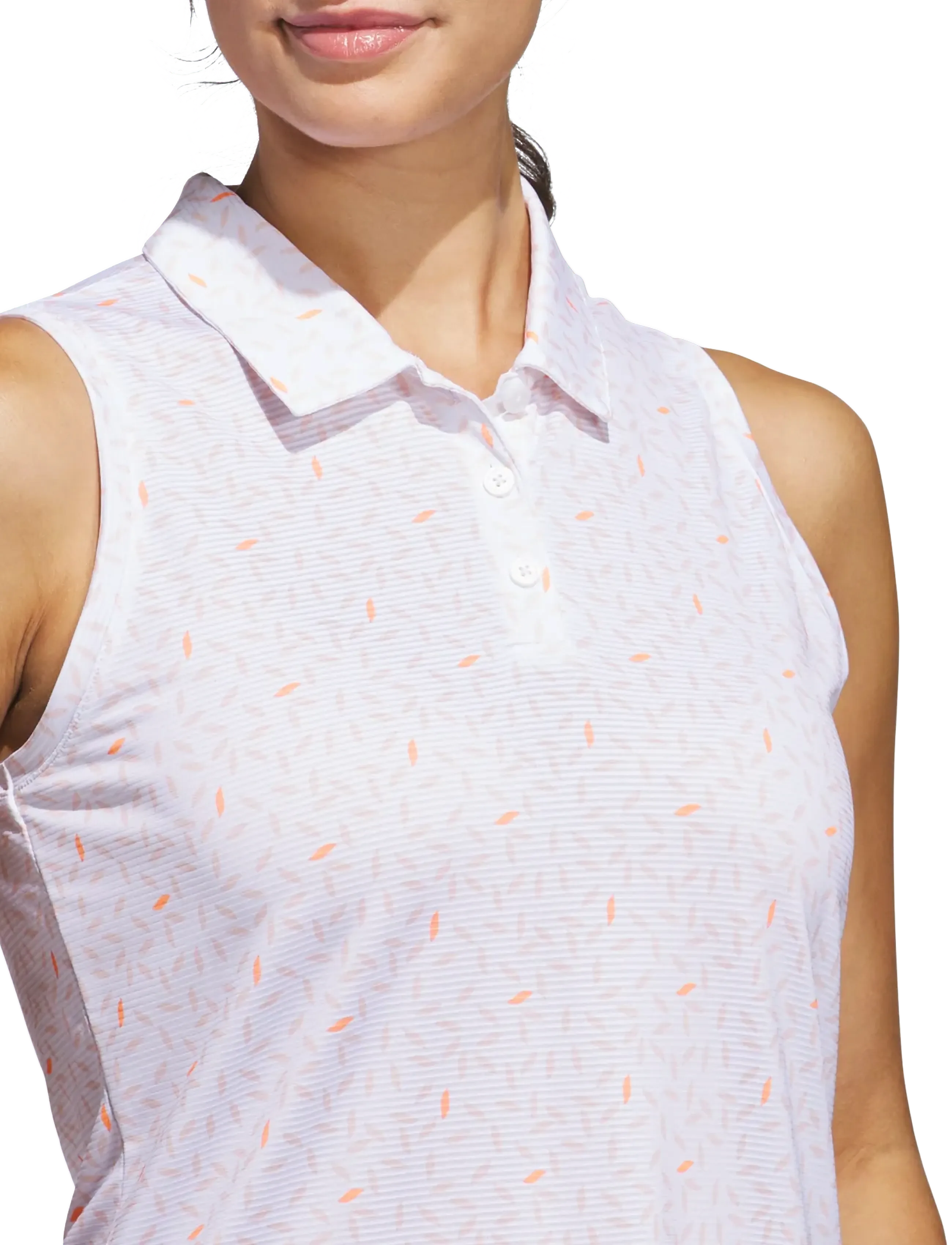adidas Golf - W ULT AOP SL P - palaidinės ir marškinėliai - white - 3