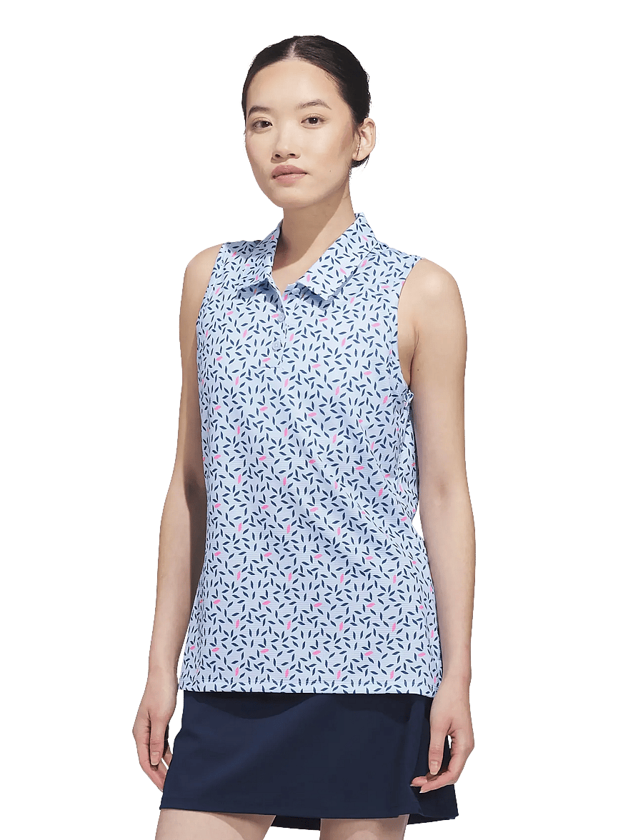 adidas Golf - W ULT AOP SL P - oberteile & t-shirts - crsk - 2