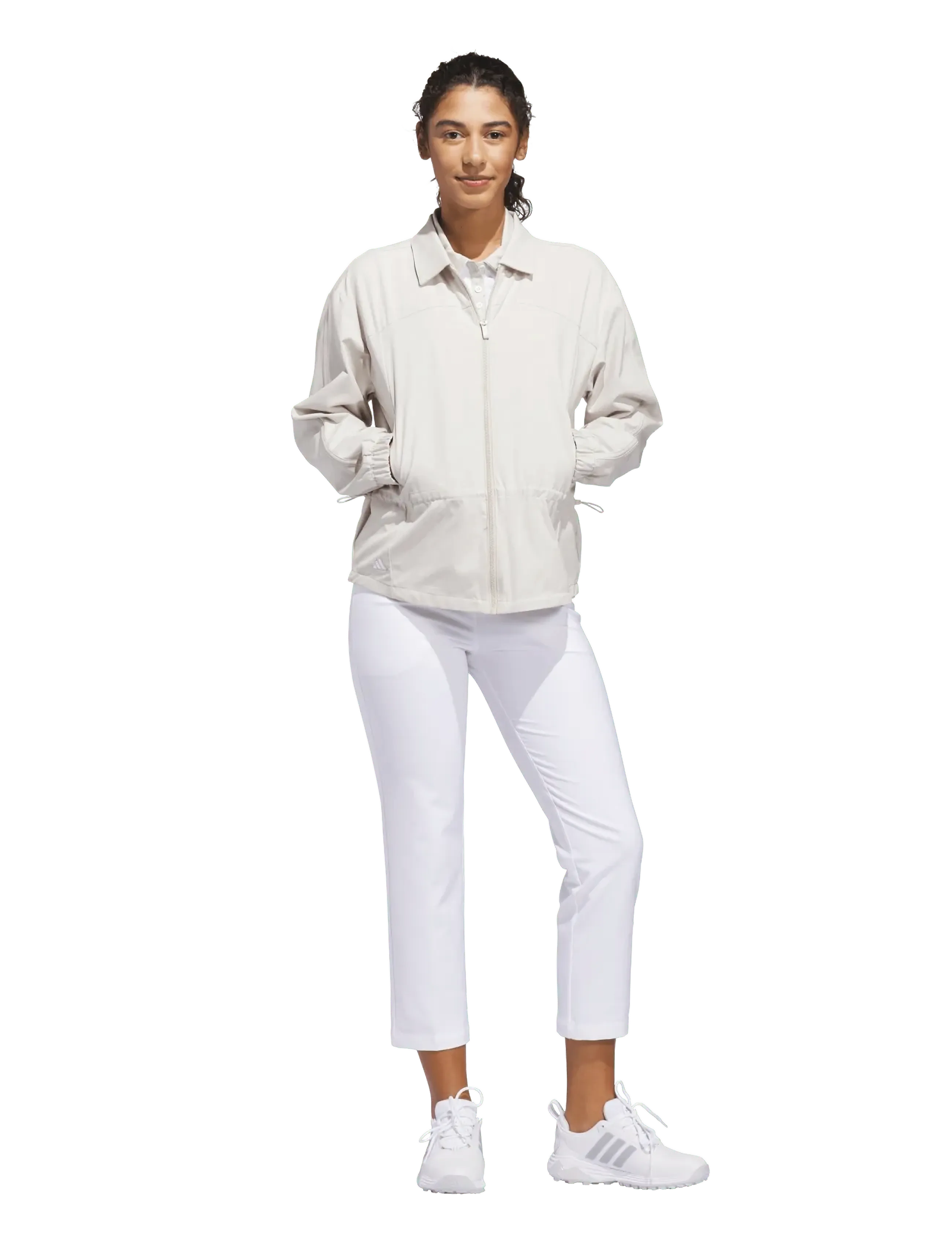 adidas Golf W ULT+ GRD FZ J - Ytterkläder - WONALU / white