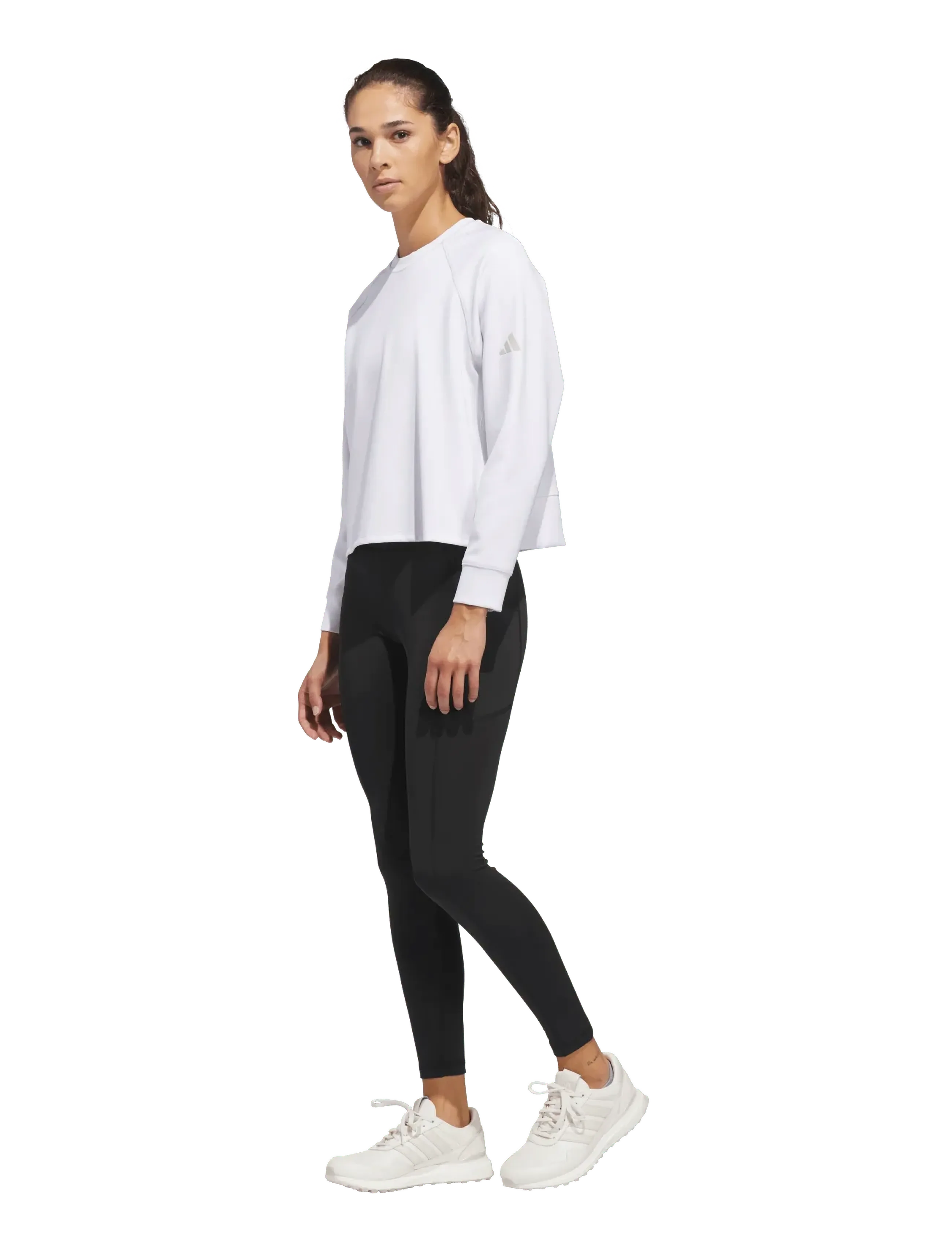 adidas Golf W Btc Layer, Kvinder, Sweatshirt, Hvid, Str: M
