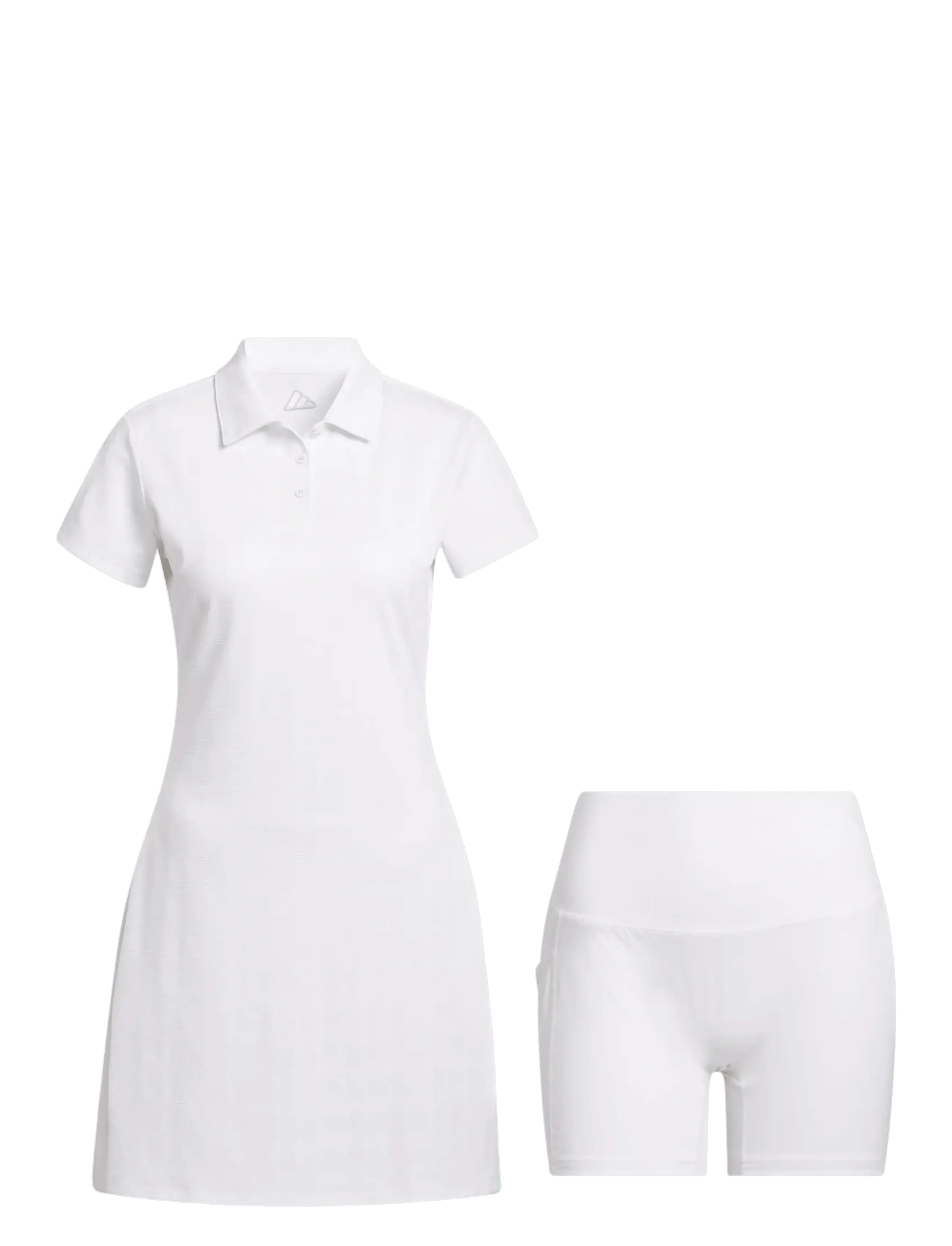 adidas Golf - W ULT+ DRESS - kjoler & nederdele - white - 2