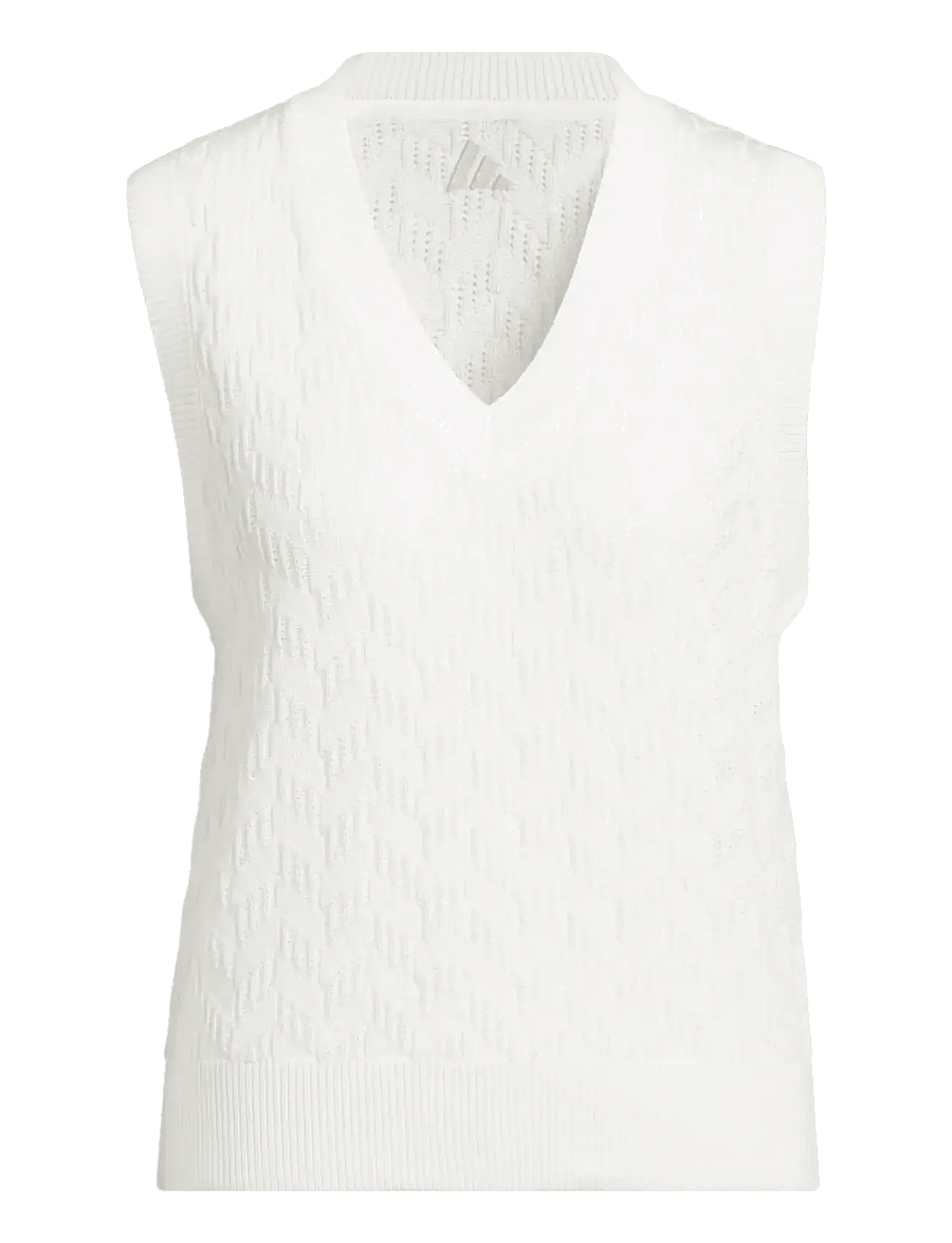 adidas Golf - W ULTT KNT VST - ytterkläder - white - 1