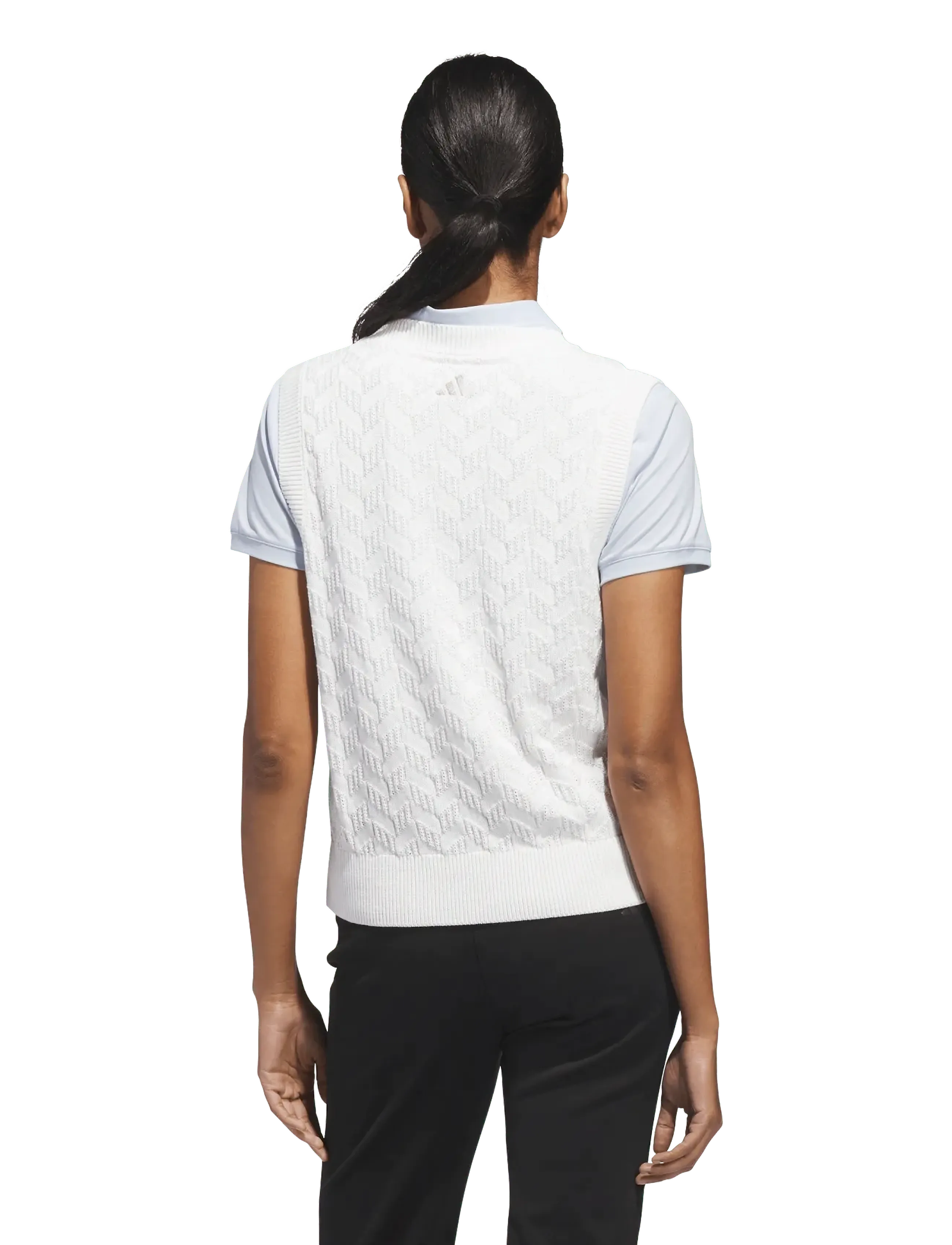 adidas Golf - W ULTT KNT VST - outerwear - white - 5