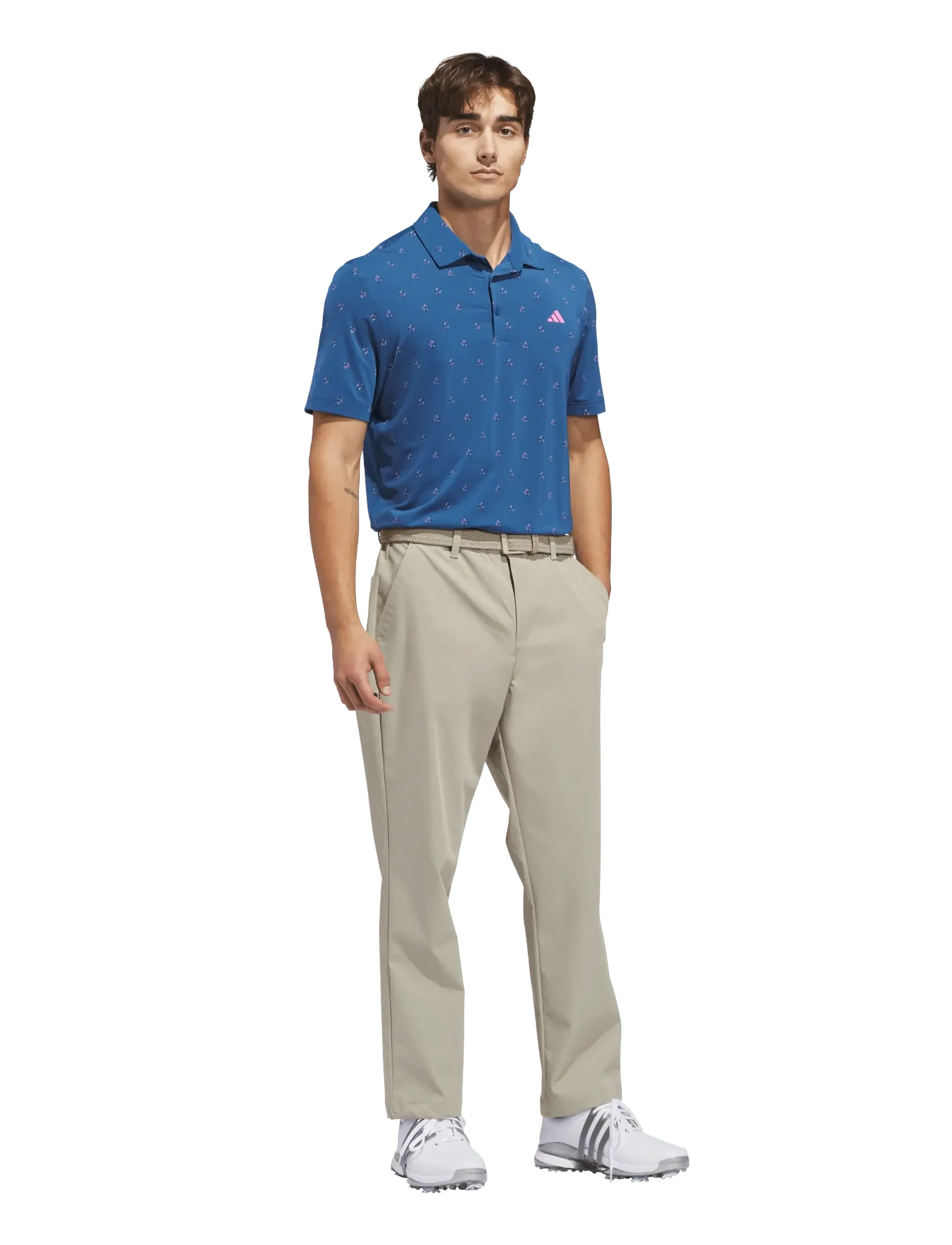adidas Golf Ult Twill Pant, 28 x 30, Beige