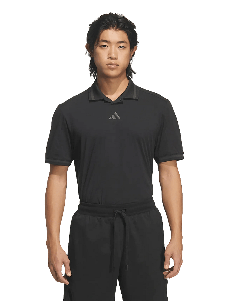 adidas Golf - BTC TWST POLO - toppe & t-shirts - black/black - 2