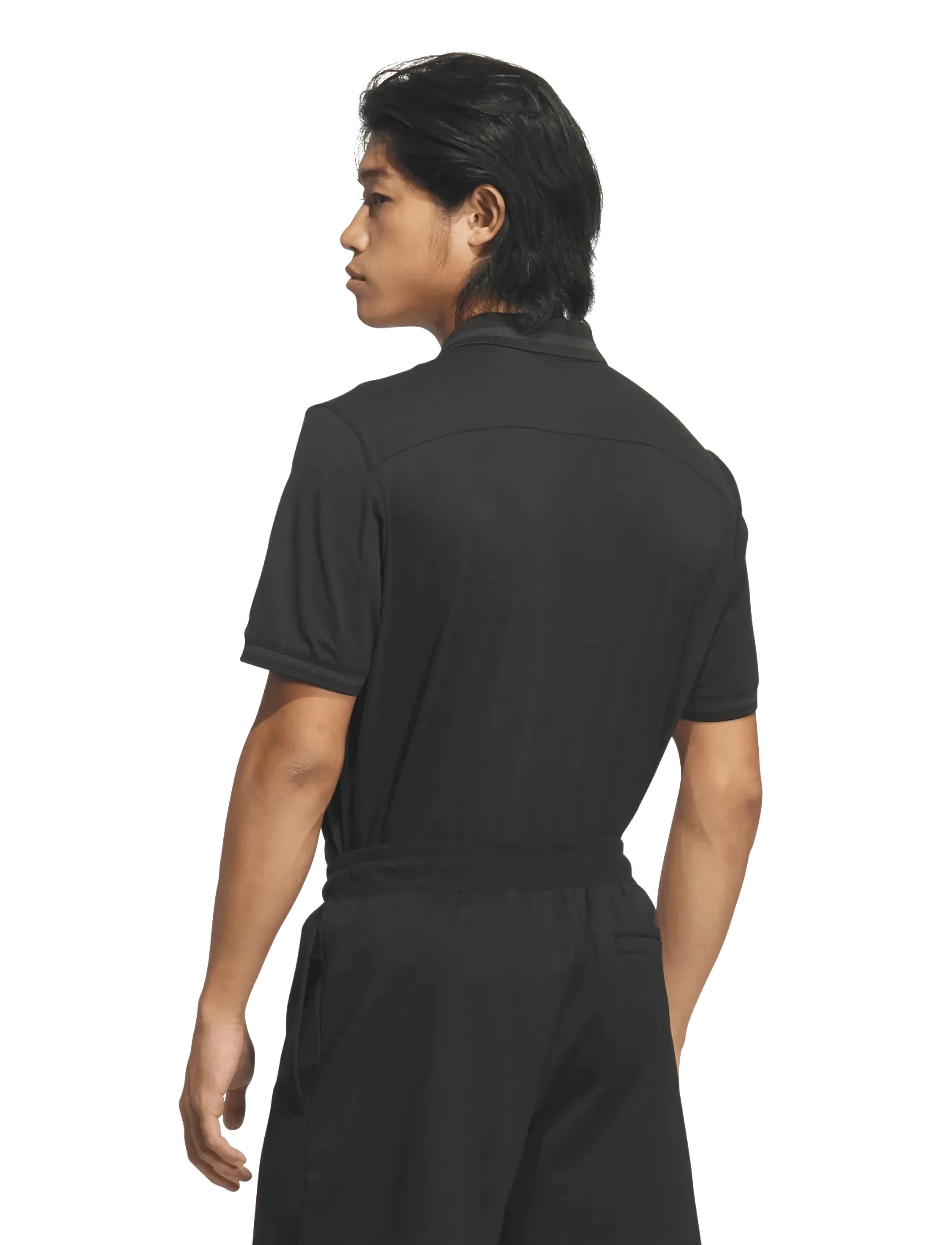 adidas Golf - BTC TWST POLO - kortærmede poloer - black/black - 5