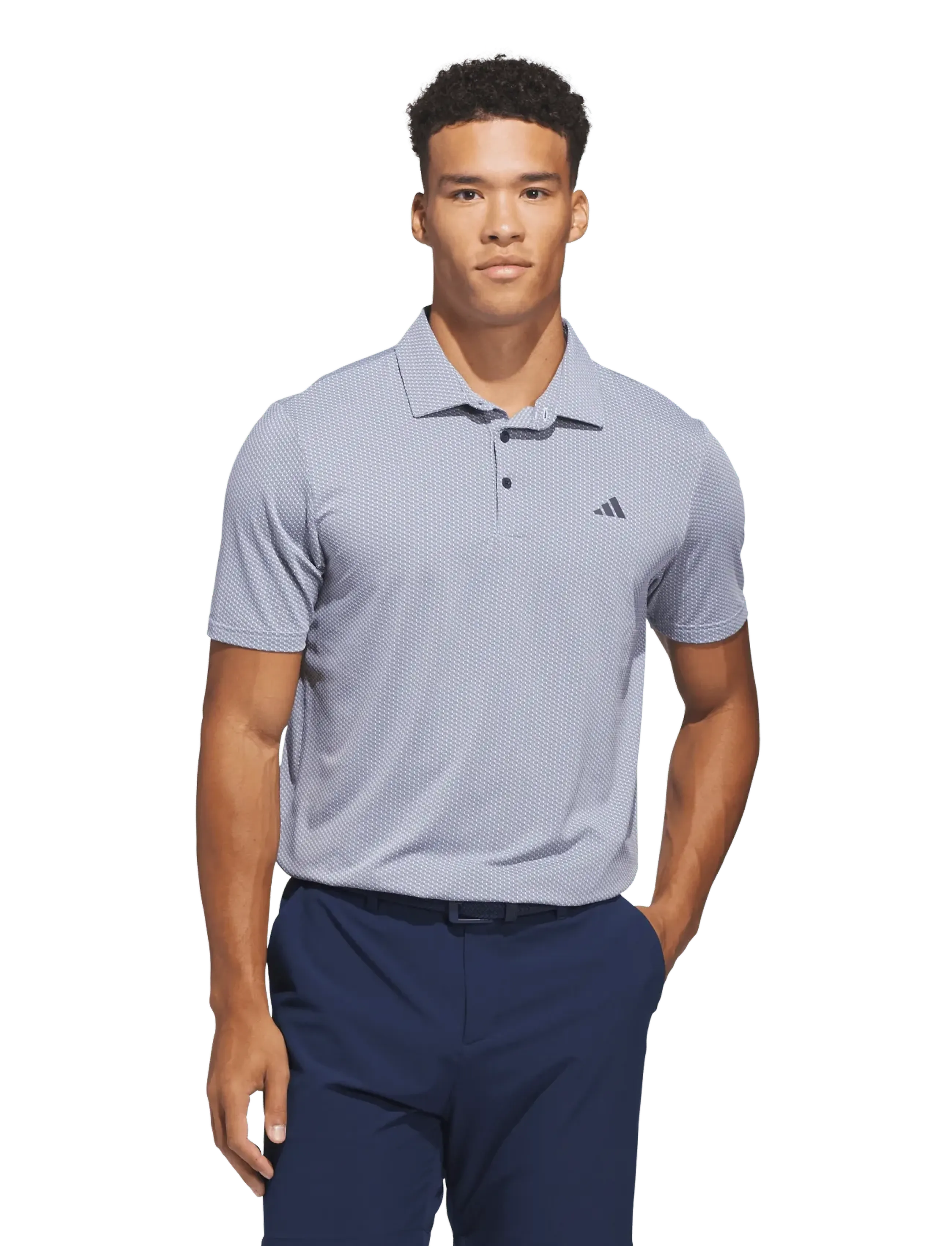 adidas Golf - PERF TXT POLO - oberteile & t-shirts - white/conavy - 3
