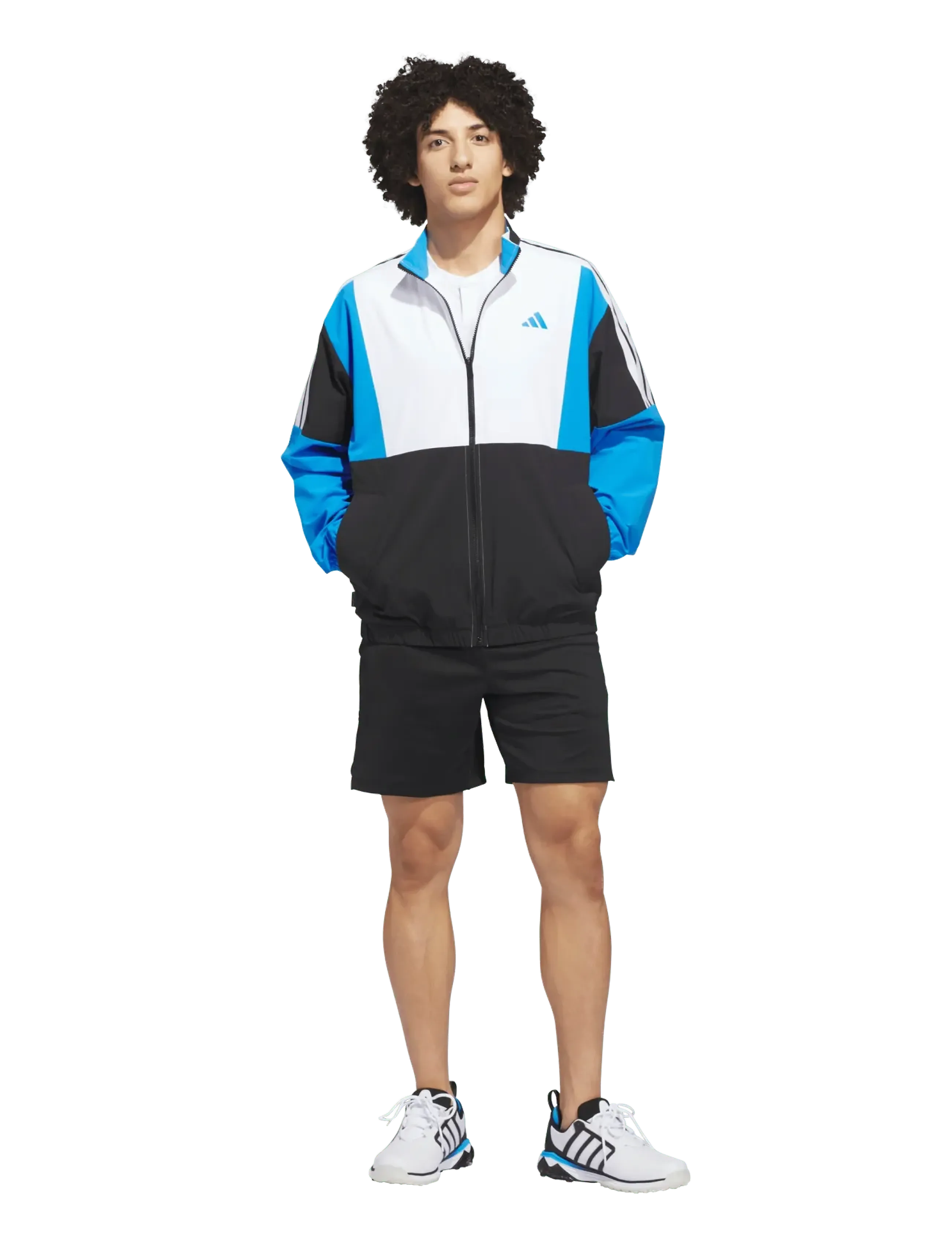 adidas Golf Btc Windbreaker, Mænd, Vindjakke, Blå, Str: L