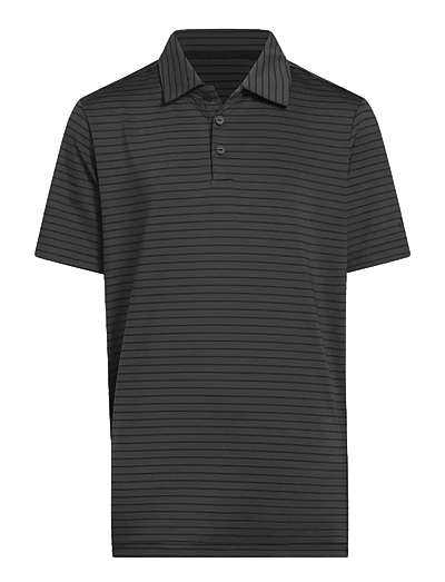 adidas Golf B Striped Polo - Odzież - BLACK / black