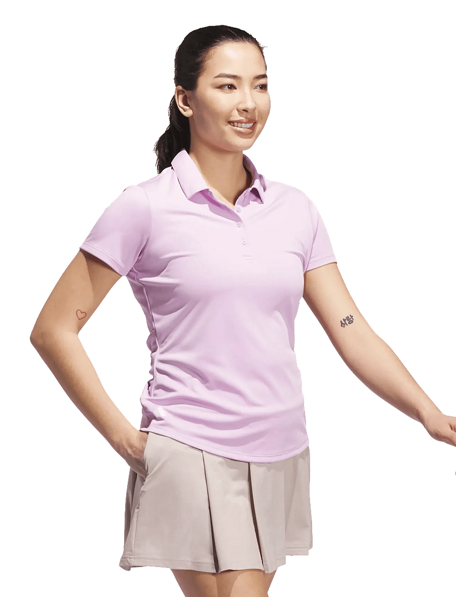 adidas Golf - W PERF SLD SS P - toppe & t-shirts - clelil - 0