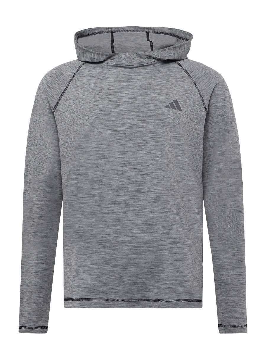 adidas Golf - ULT HTR HOODIE - overdele - blckme - 1