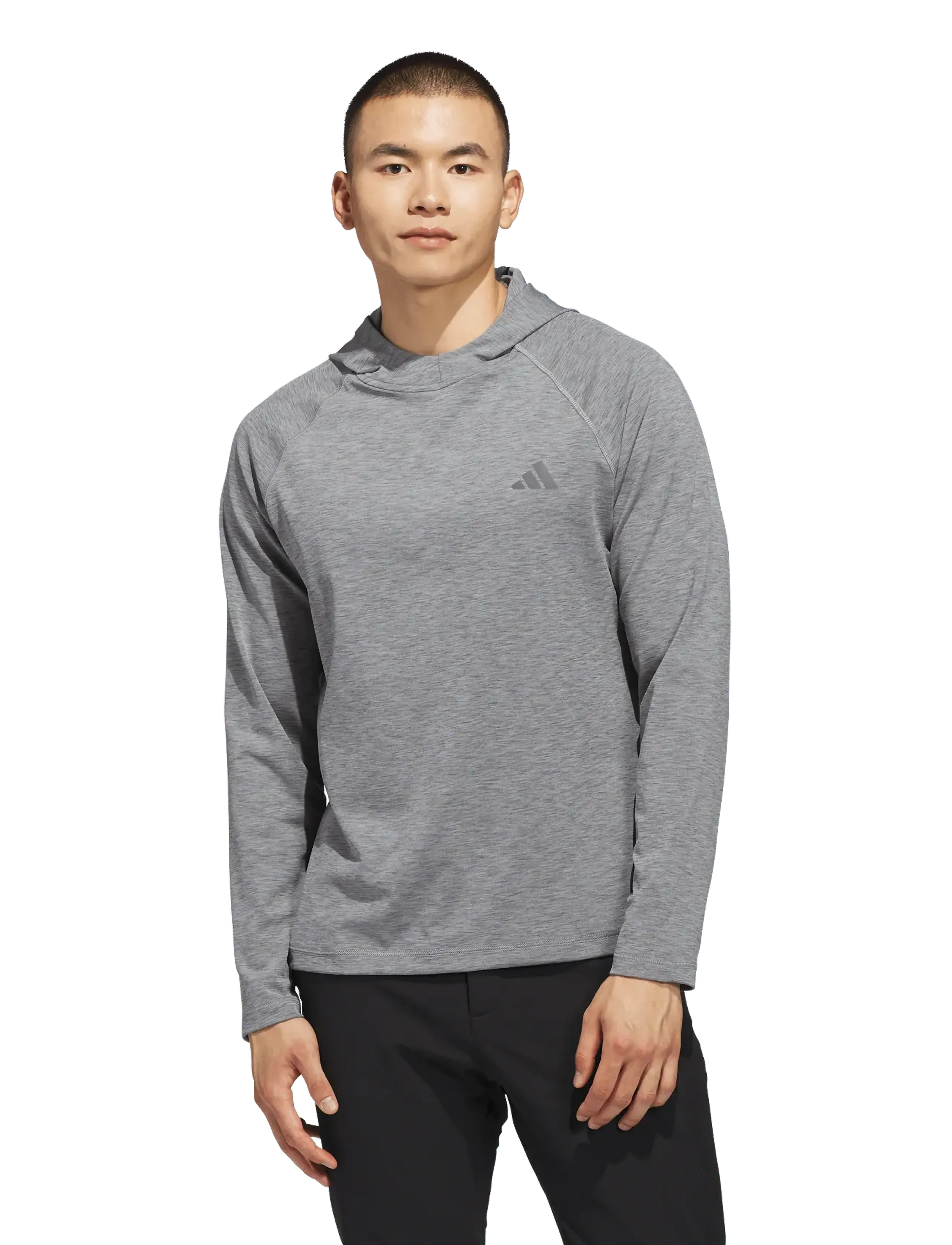 adidas Golf - ULT HTR HOODIE - overdele - blckme - 3