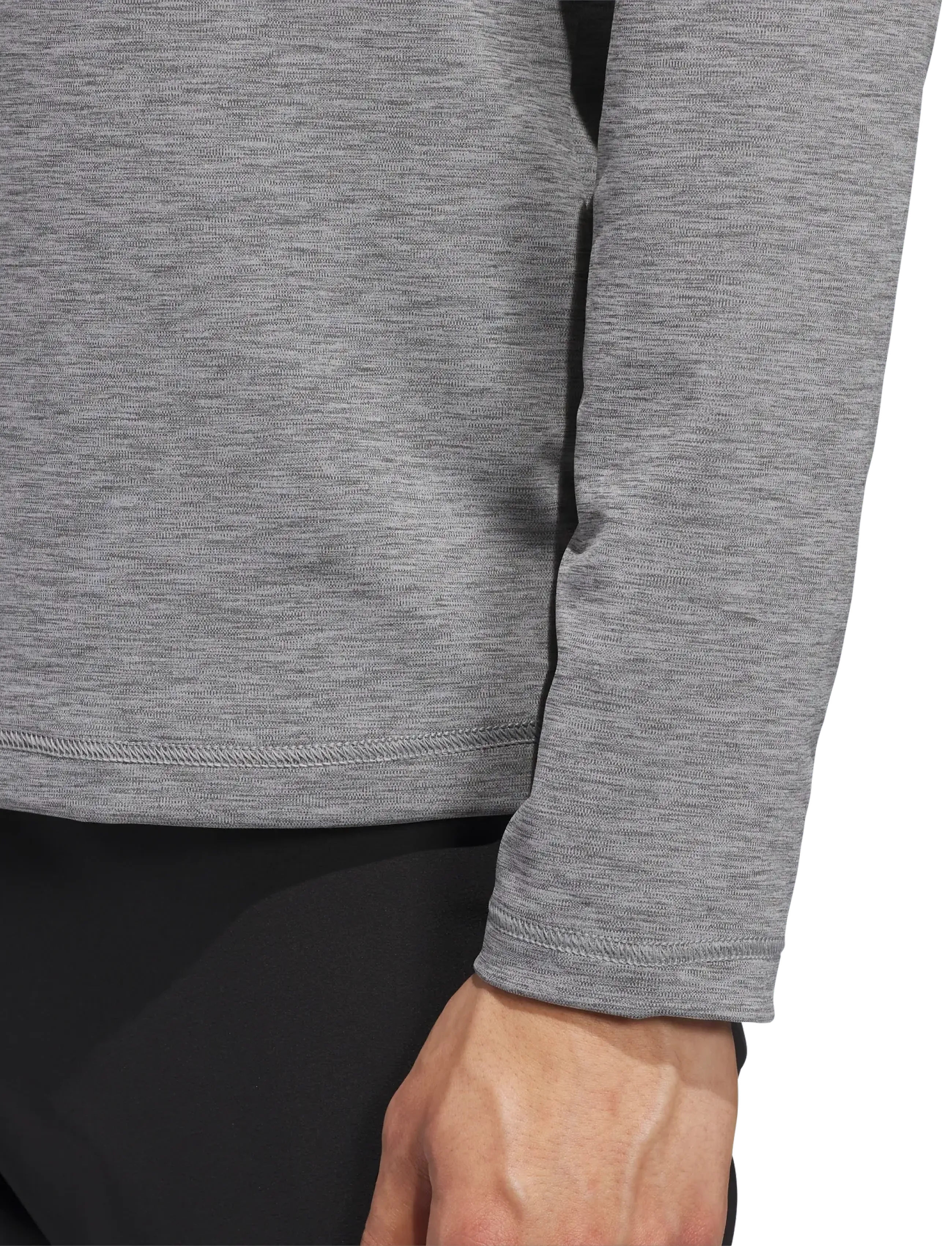 adidas Golf - ULT HTR HOODIE - overdele - blckme - 4