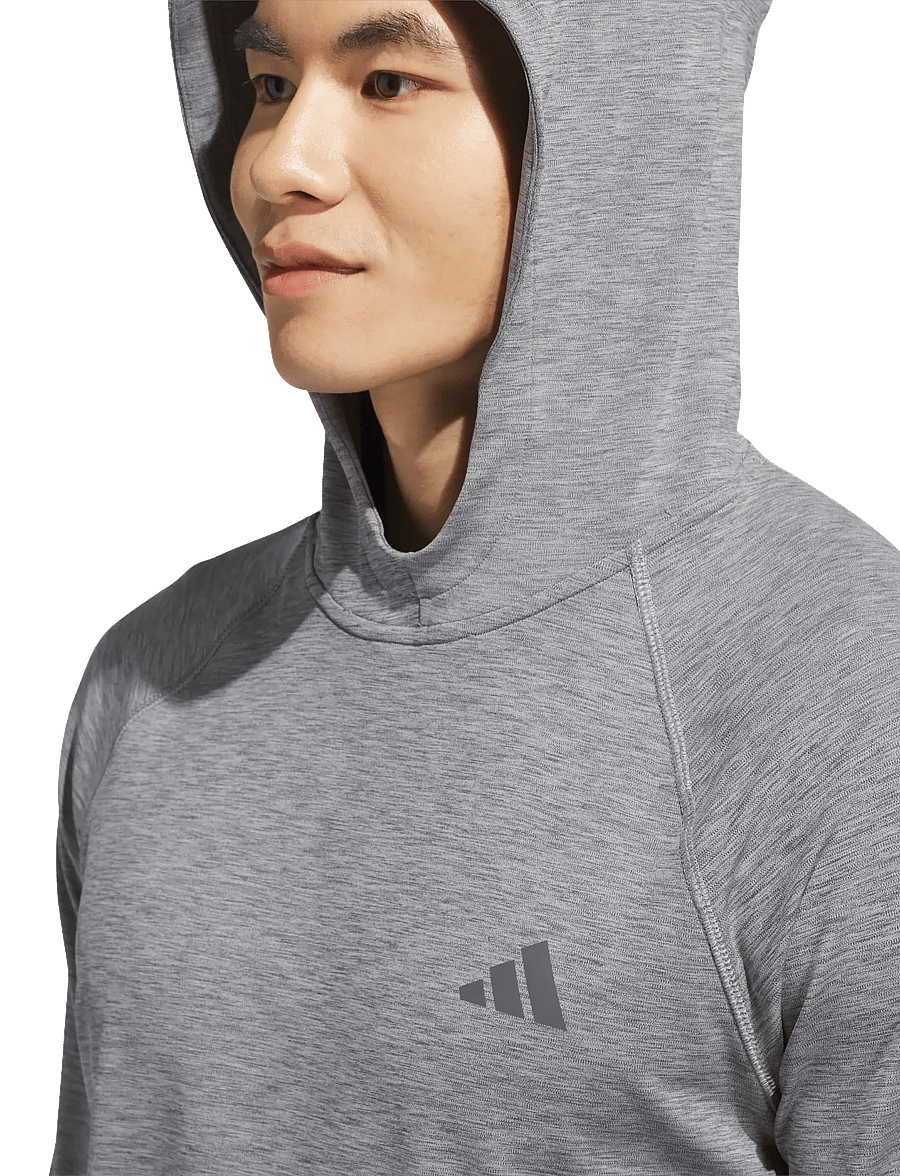adidas Golf - ULT HTR HOODIE - overdele - blckme - 5