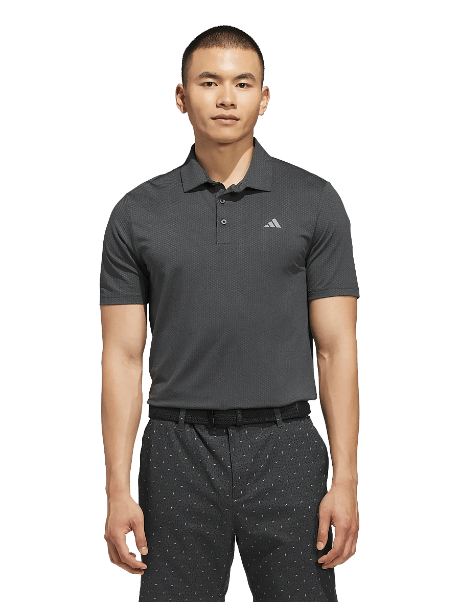 adidas Golf - PERF TXT POLO - oberteile & t-shirts - carbon/black - 3