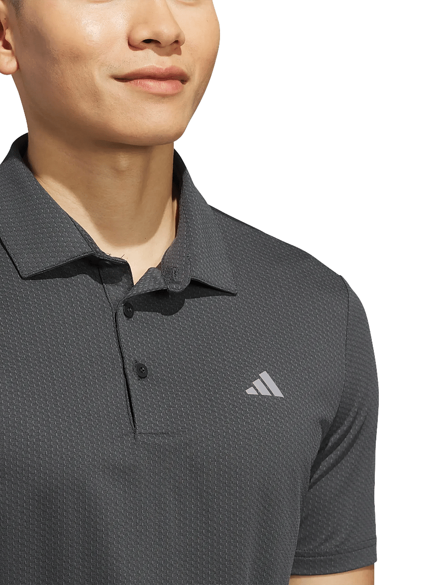 adidas Golf - PERF TXT POLO - oberteile & t-shirts - carbon/black - 4