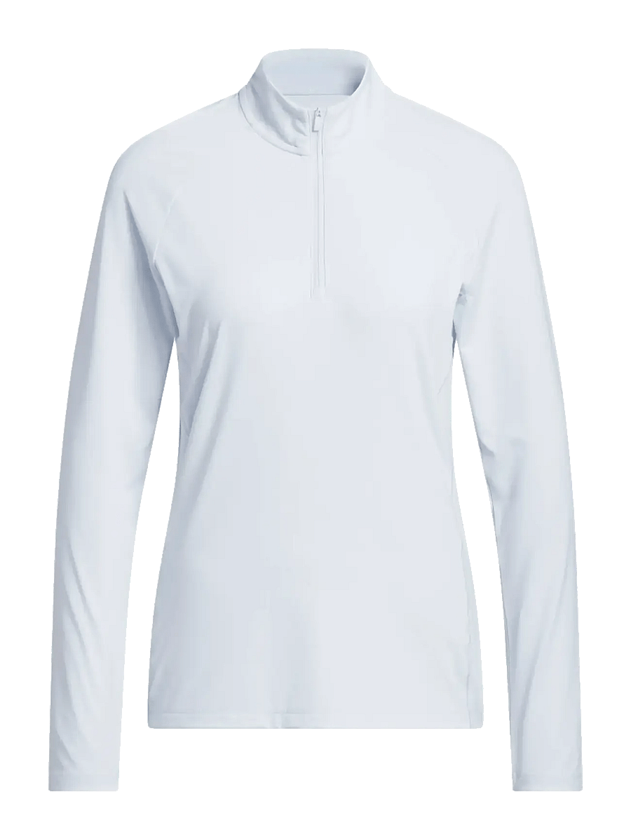 adidas Golf - W ULT SLD QTR Z - langarmshirts - crsk - 1