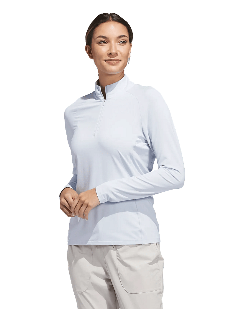 adidas Golf - W ULT SLD QTR Z - langærmede t-shirts - crsk - 2