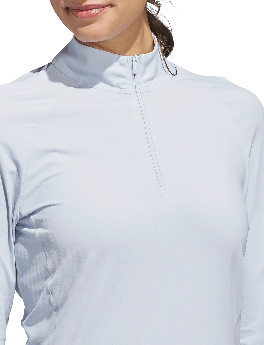 adidas Golf - W ULT SLD QTR Z - langarmshirts - crsk - 4