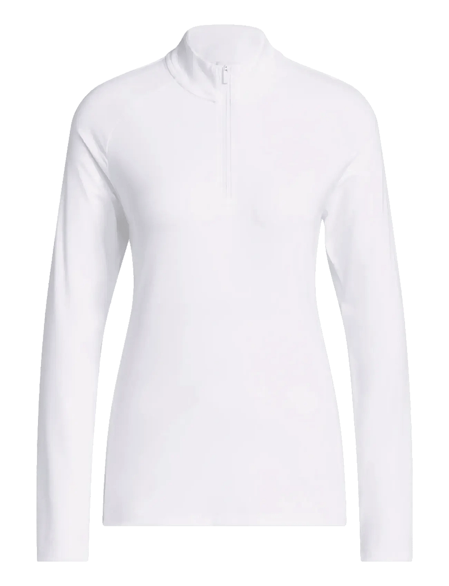 adidas Golf - W ULT SLD QTR Z - langarmshirts - white/white - 1