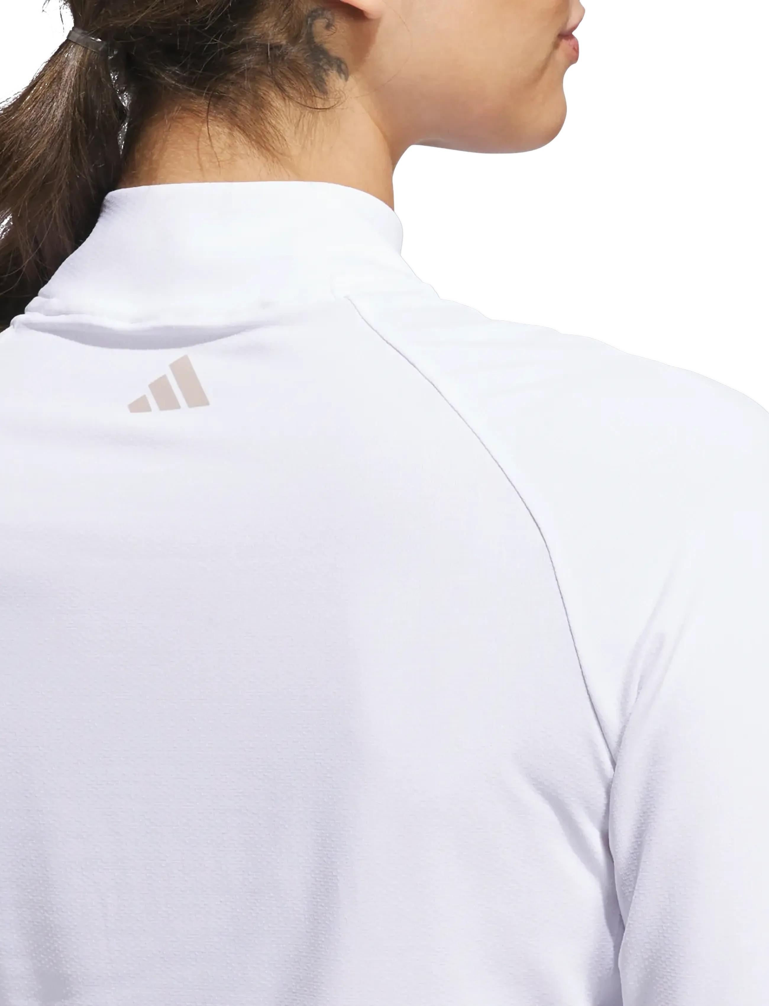 adidas Golf - W ULT SLD QTR Z - langarmshirts - white/white - 4