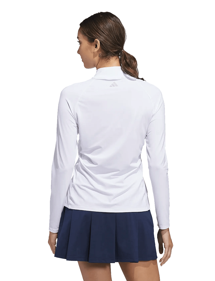 adidas Golf - W ULT SLD QTR Z - langarmshirts - white/white - 5