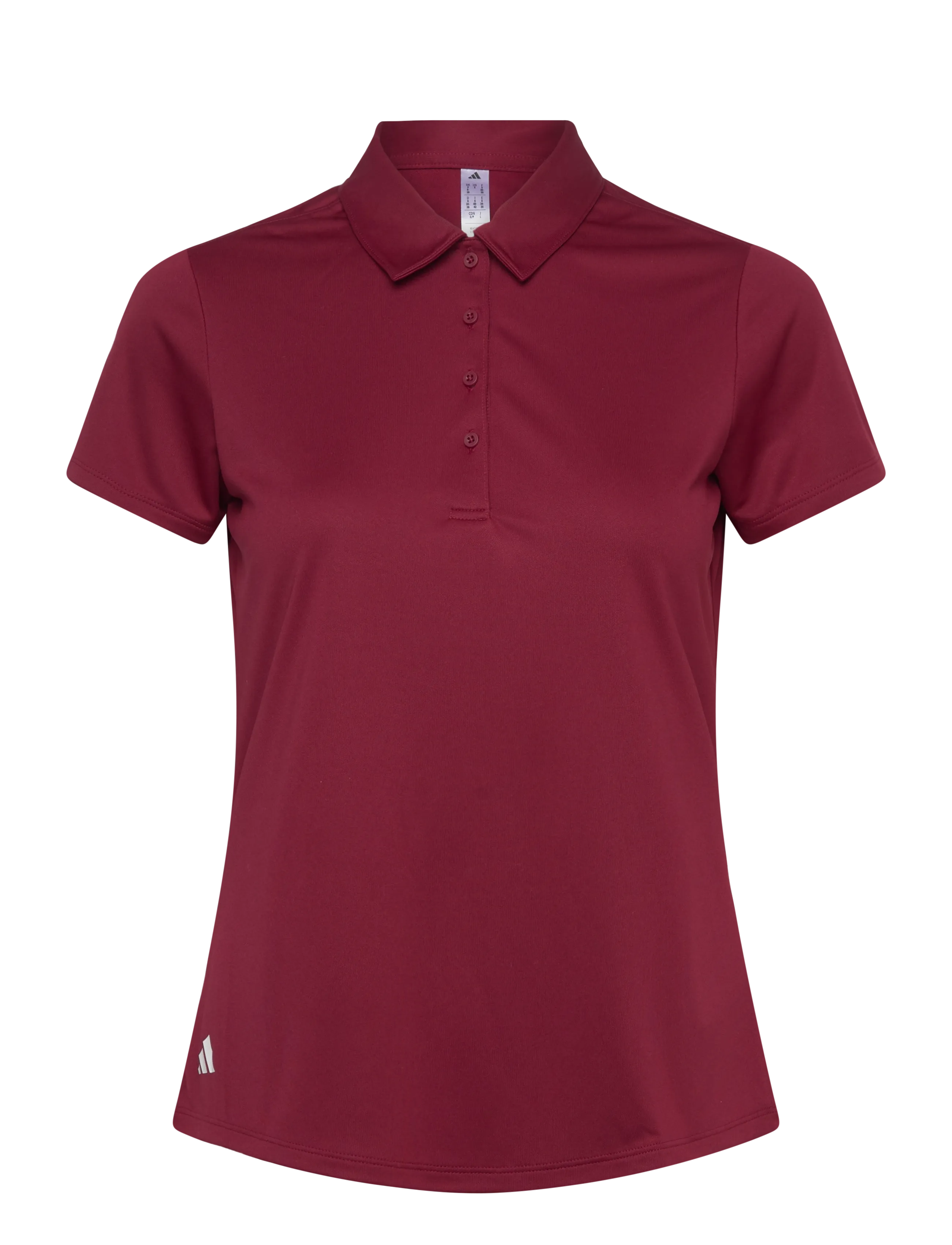 ADIDAS GOLF W Perf Sld Ss P Burgundy - XS - Damen