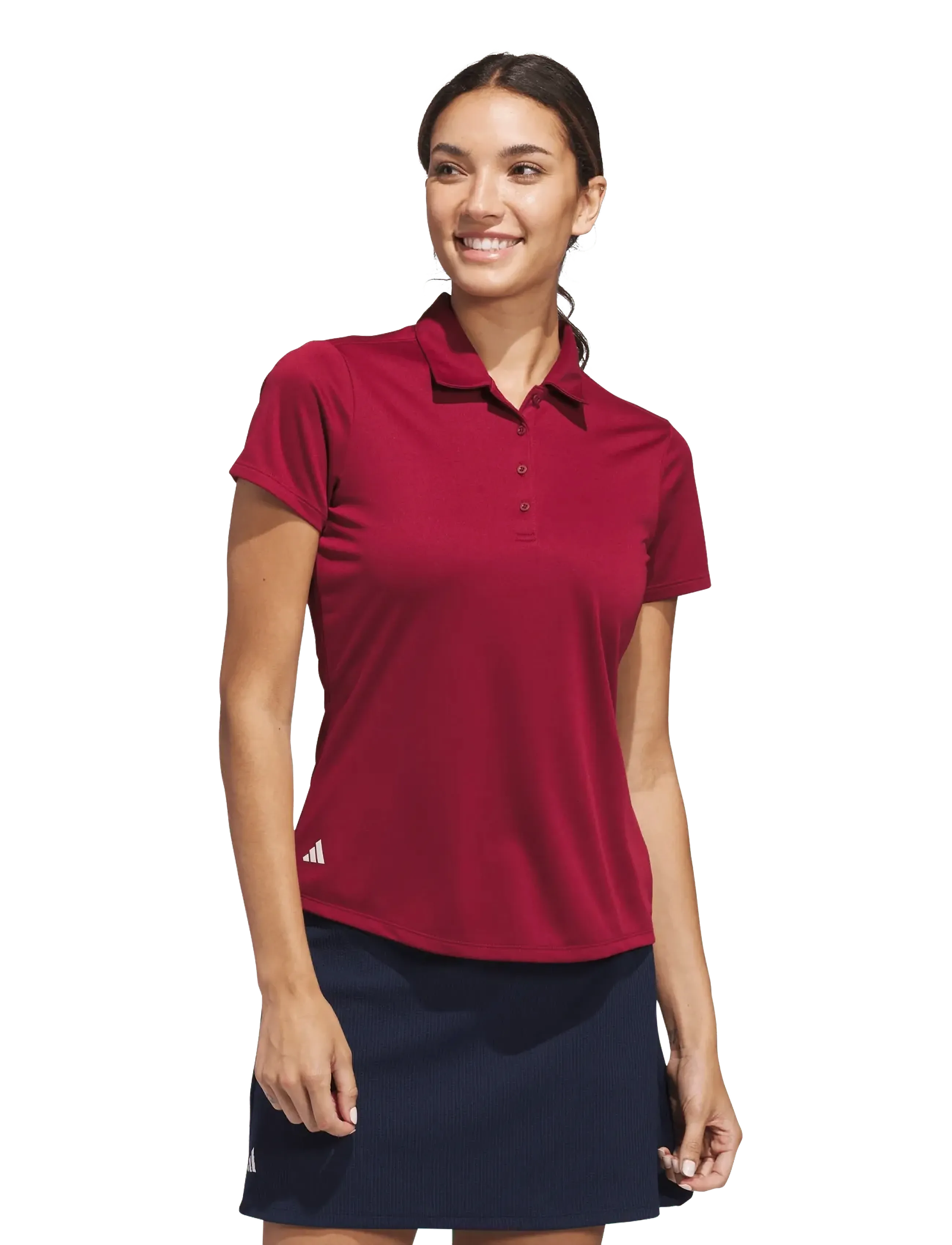 adidas Golf - W PERF SLD SS P - toppar og stuttermabolir - cburgu - 2